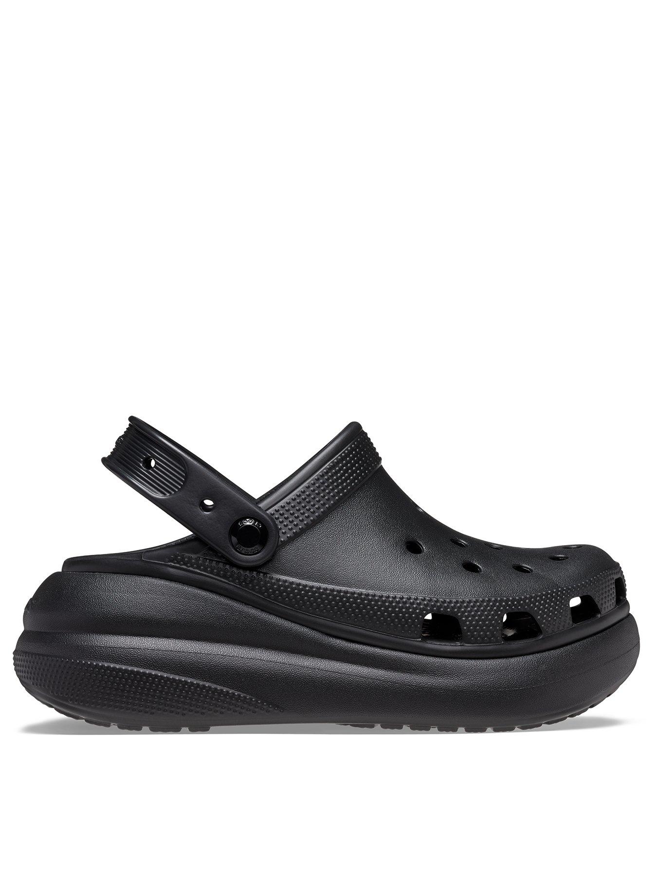 Crocs black online classic