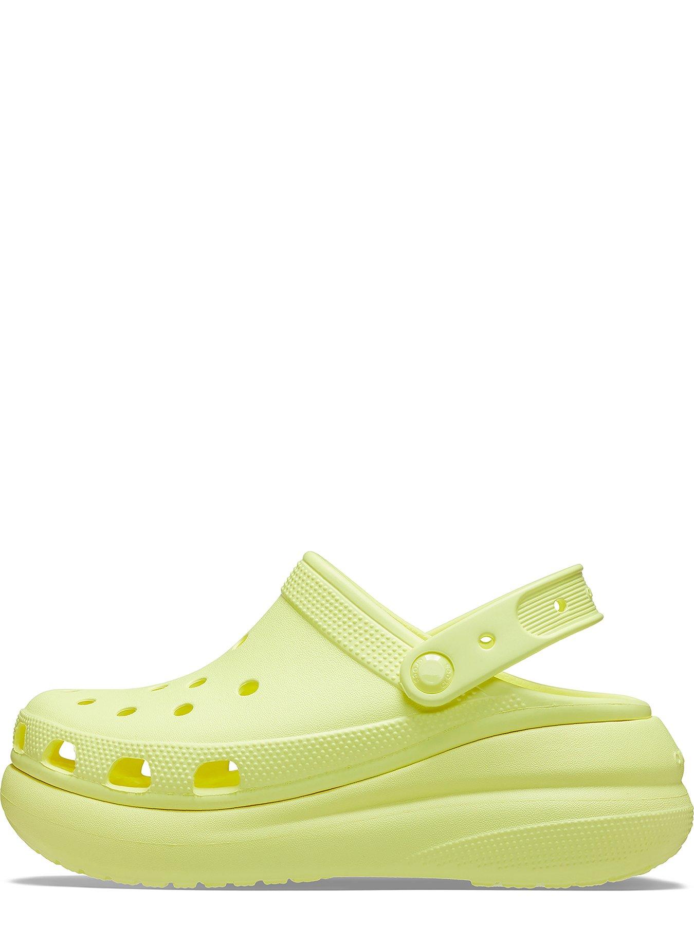 Yellow 2025 crocs shoes