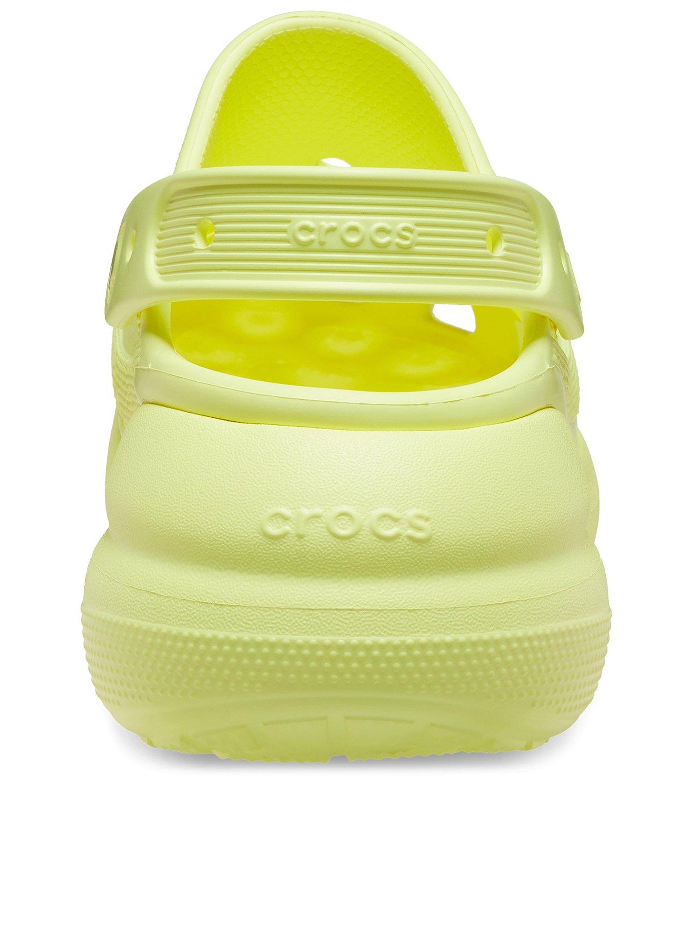 Yellow and best sale white crocs