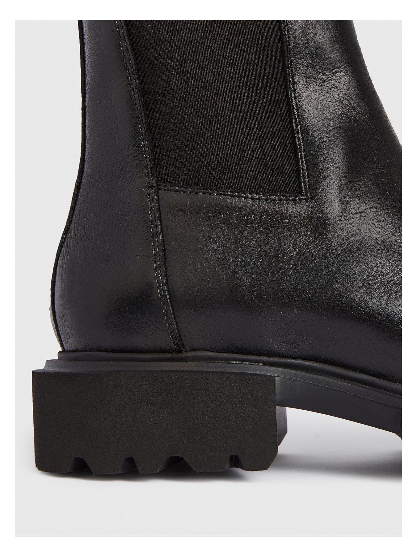 Image 4 of 6 of AllSaints Hallie Boots - Black