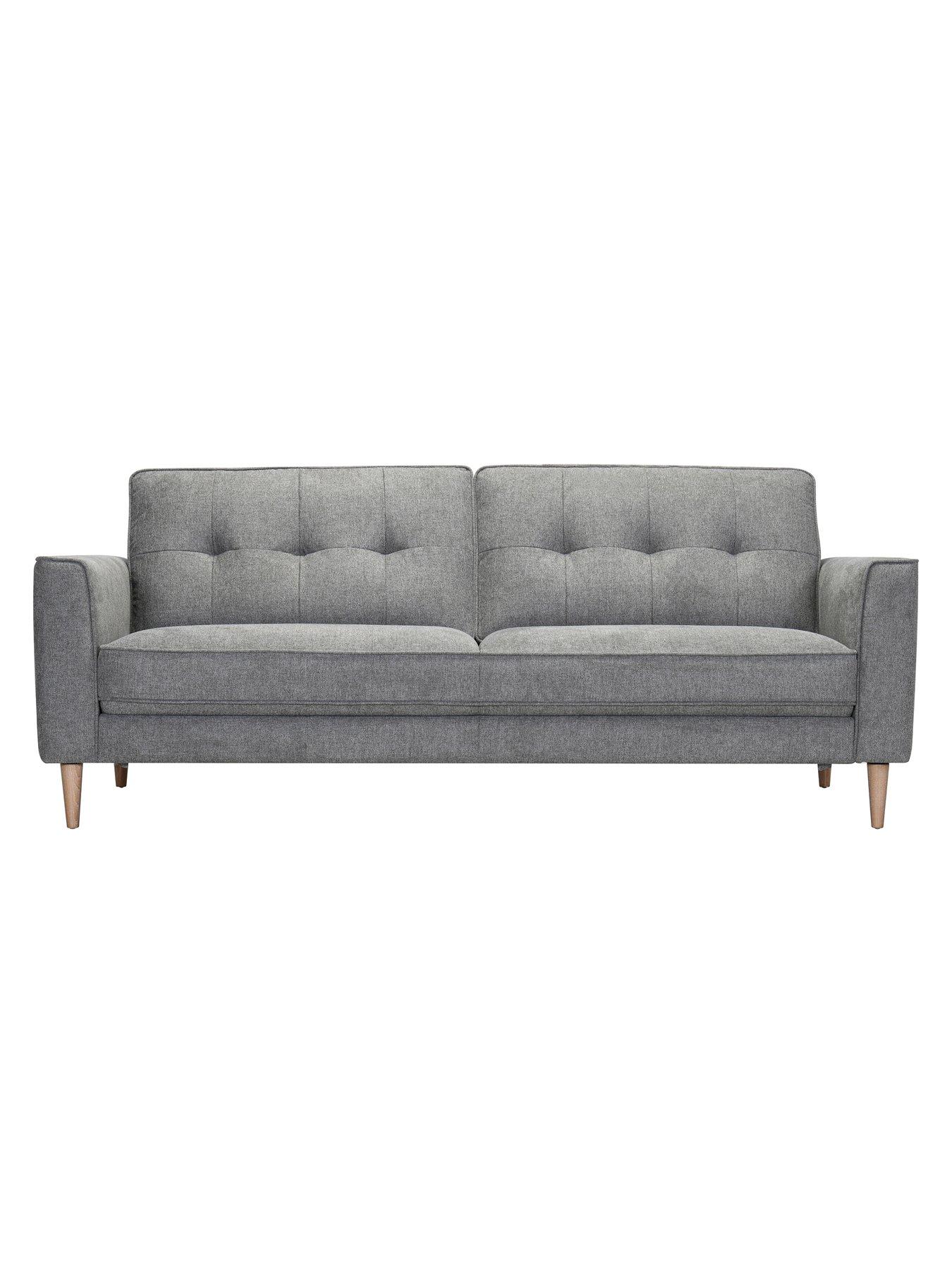 Very Home Oxford Fabric 3 Seater Sofa - FSC® Certified