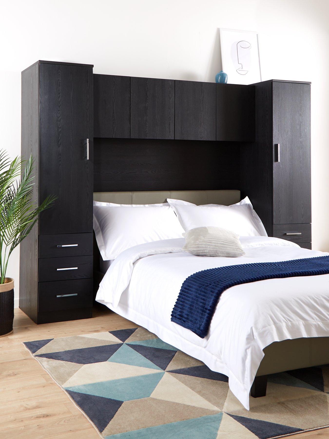 undefined Panama Overbed Wardrobe - Black - FSC® Certified