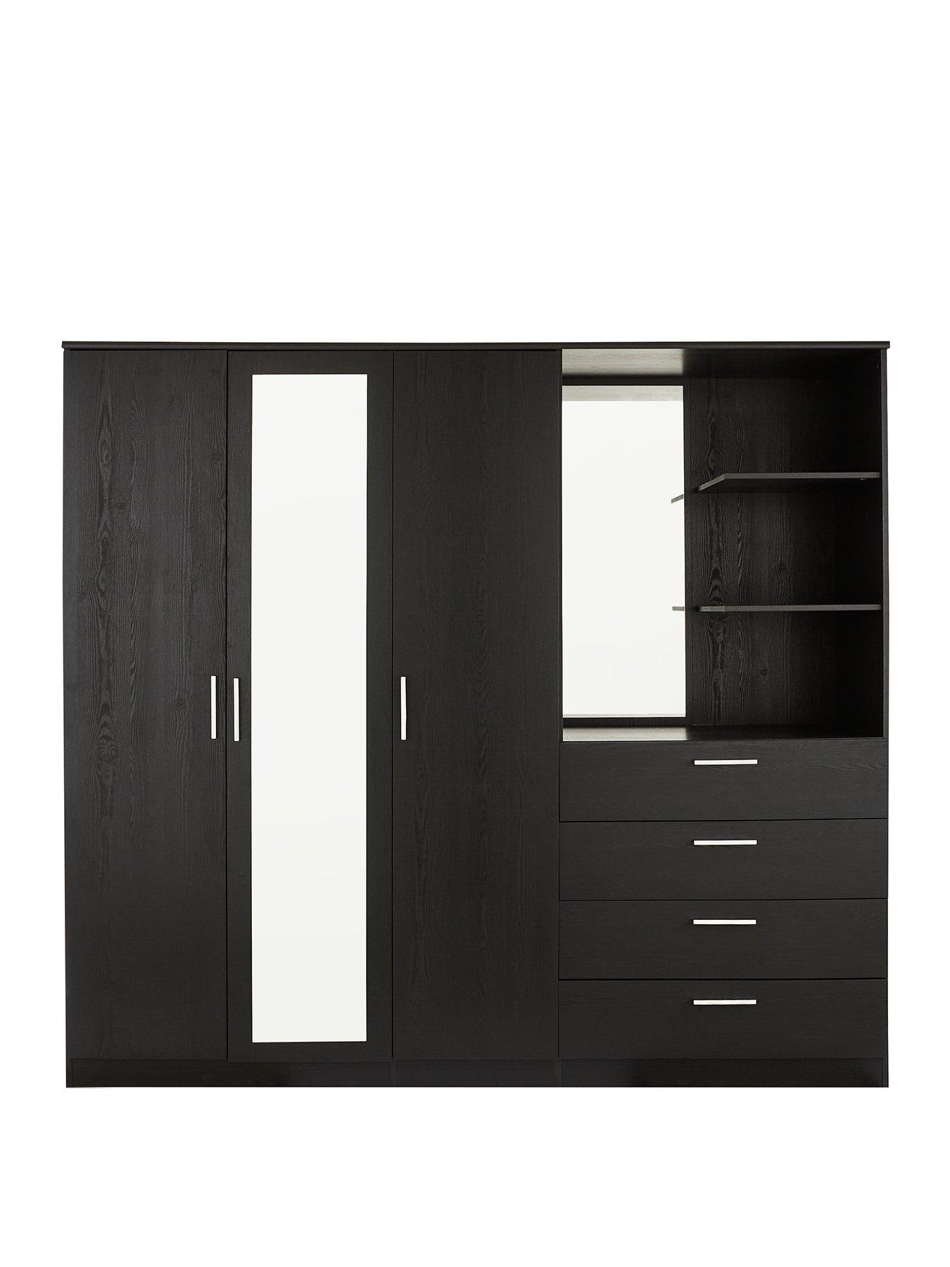 Image 2 of 7 of Very Home Panama 3 Door 4 Draw Combi Wardrobe&nbsp;- FSC&reg; Certified