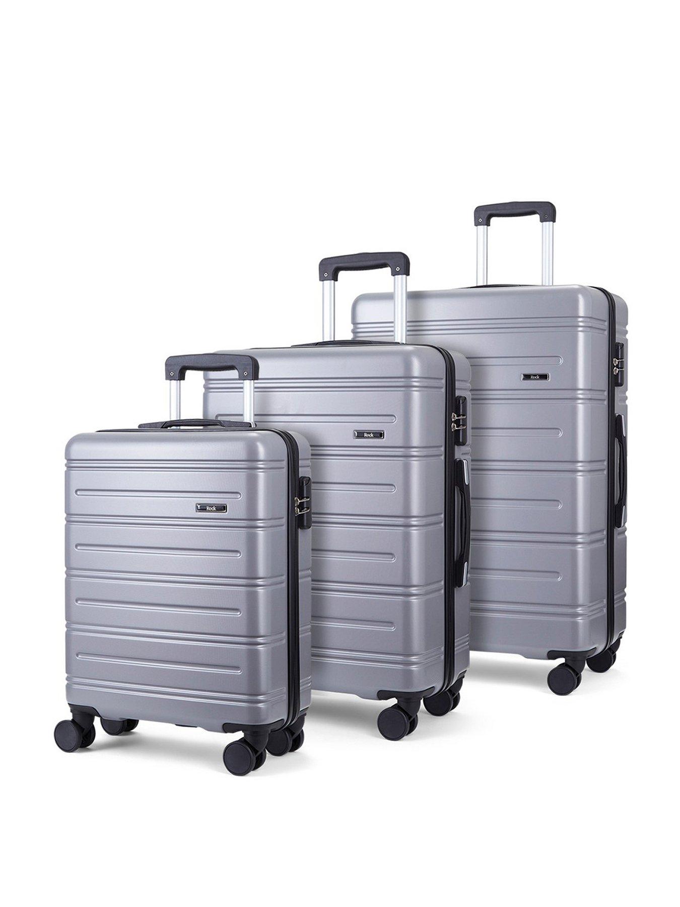Image 1 of 5 of Rock Luggage Lisbon 3 Pc Set Grey