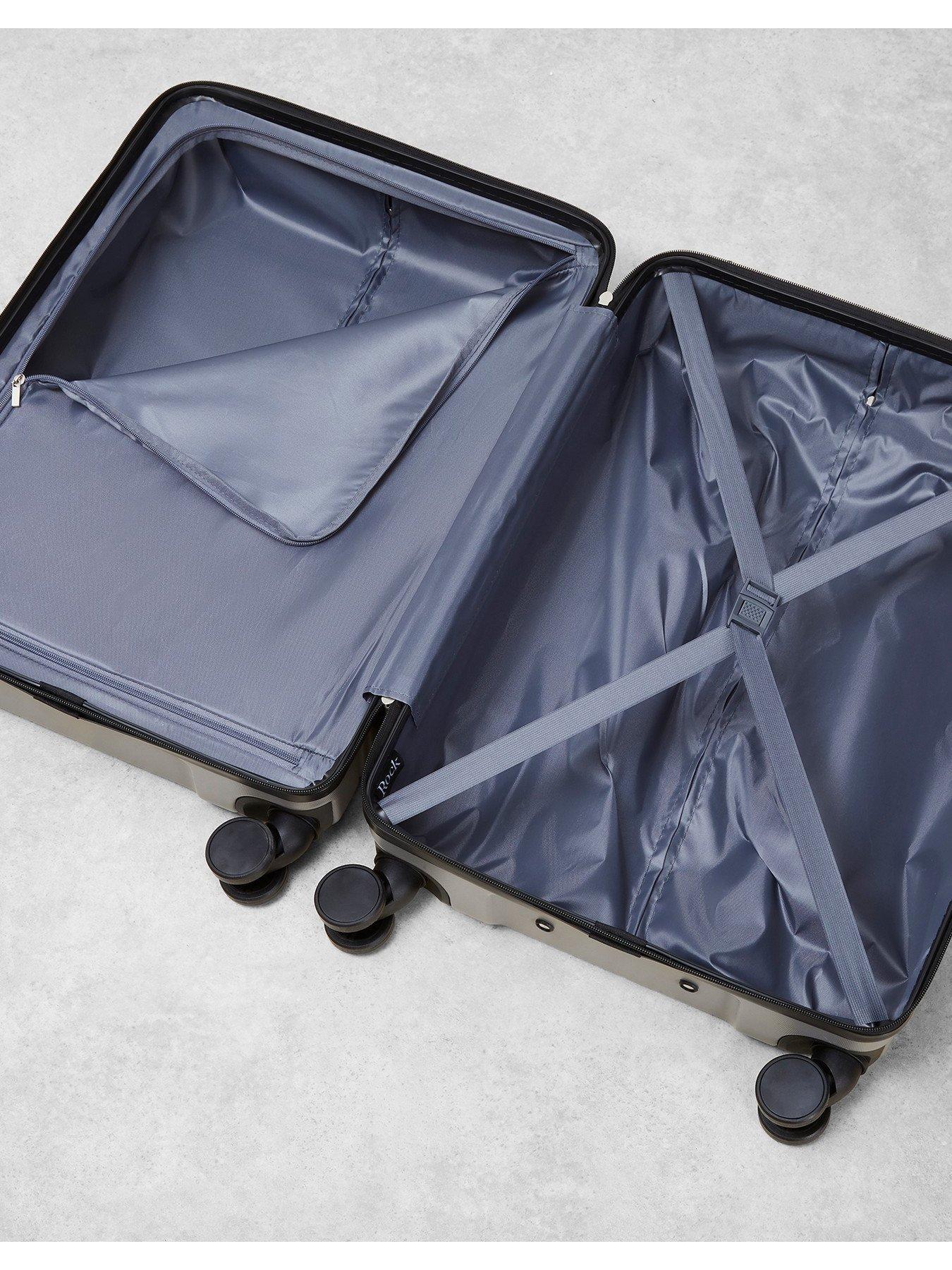 Image 4 of 5 of Rock Luggage Lisbon 3 Pc Set Grey