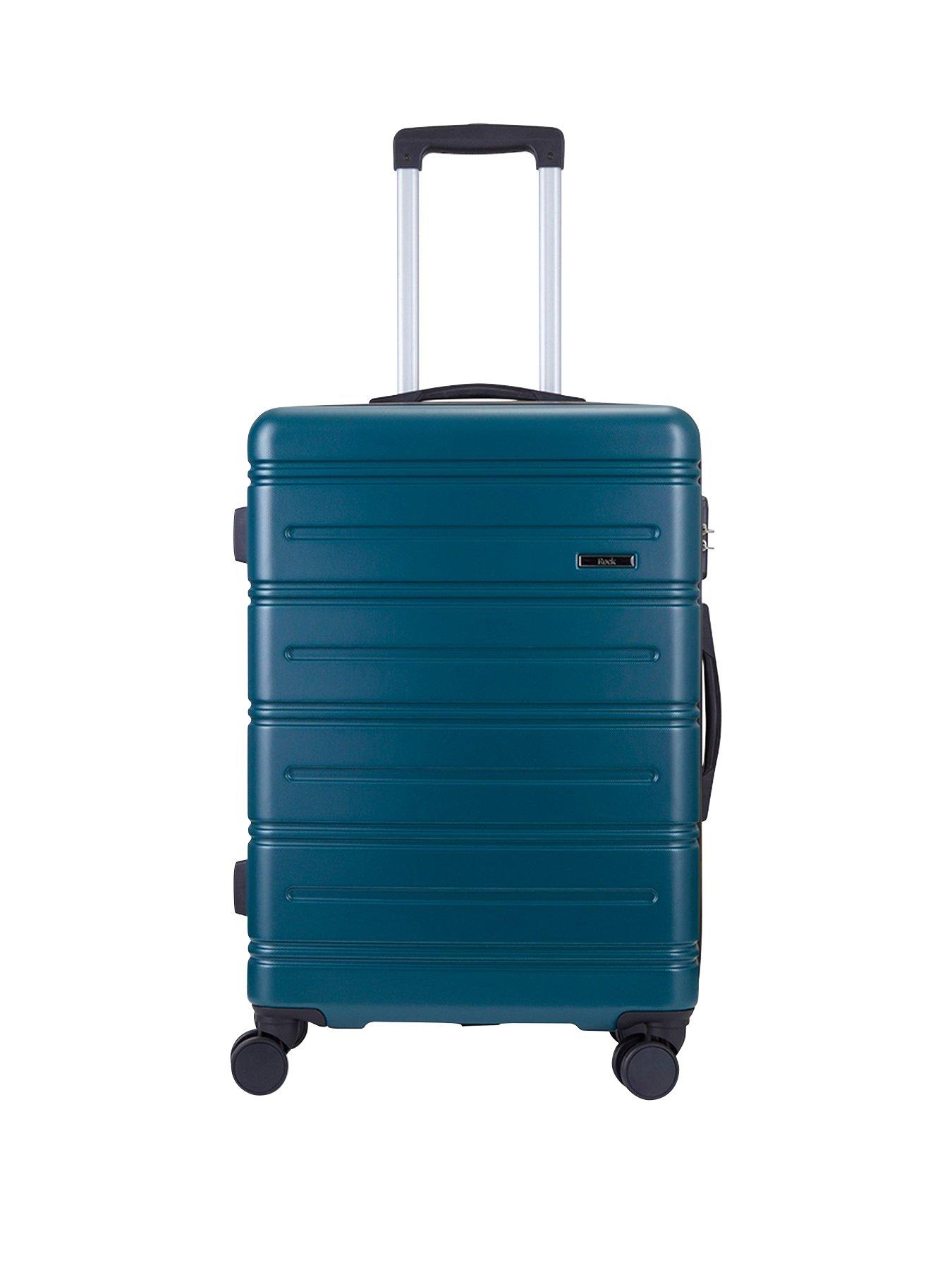 Image 2 of 6 of Rock Luggage Lisbon Medium Suitcase Green