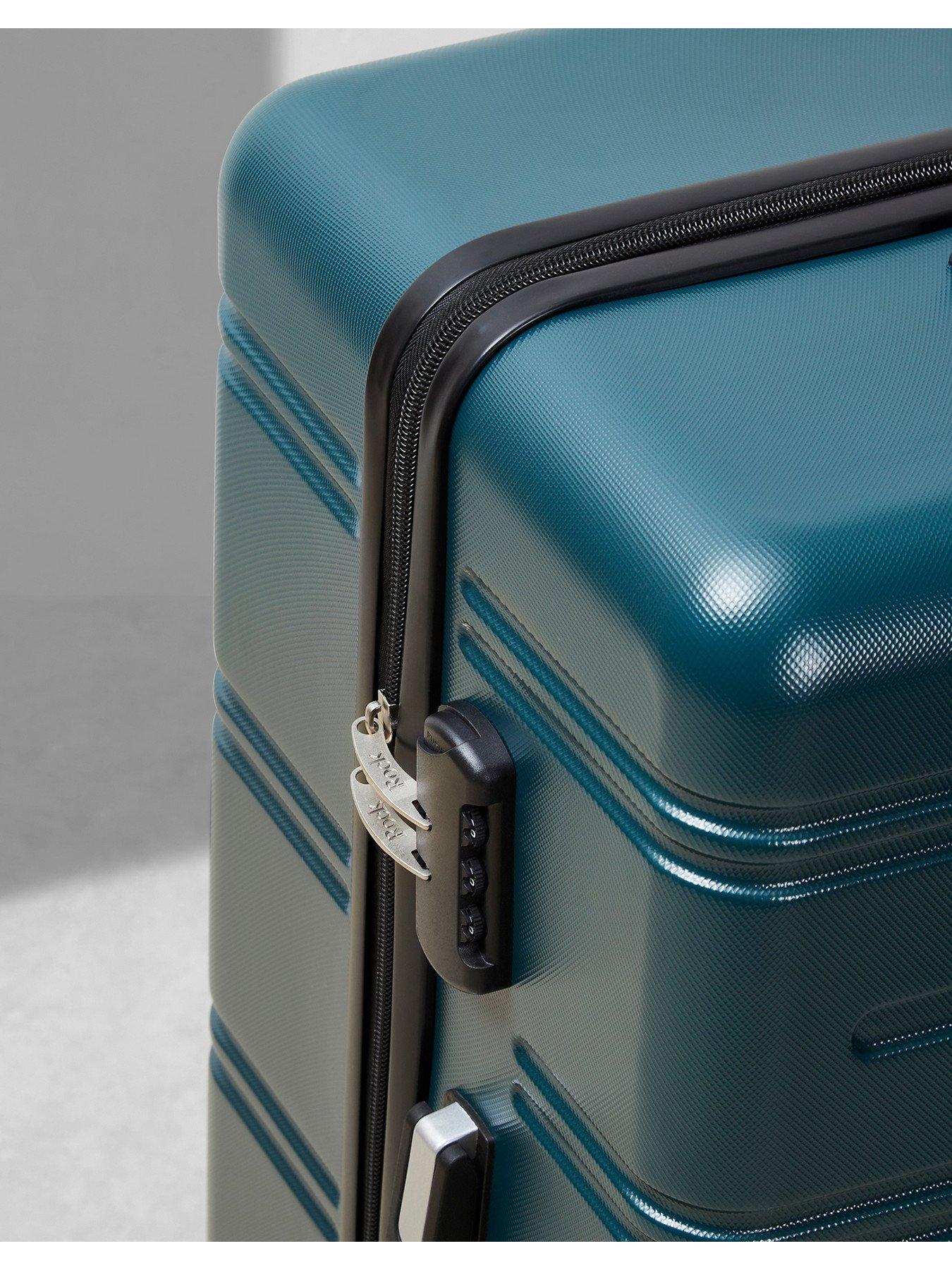 Image 5 of 6 of Rock Luggage Lisbon Medium Suitcase Green