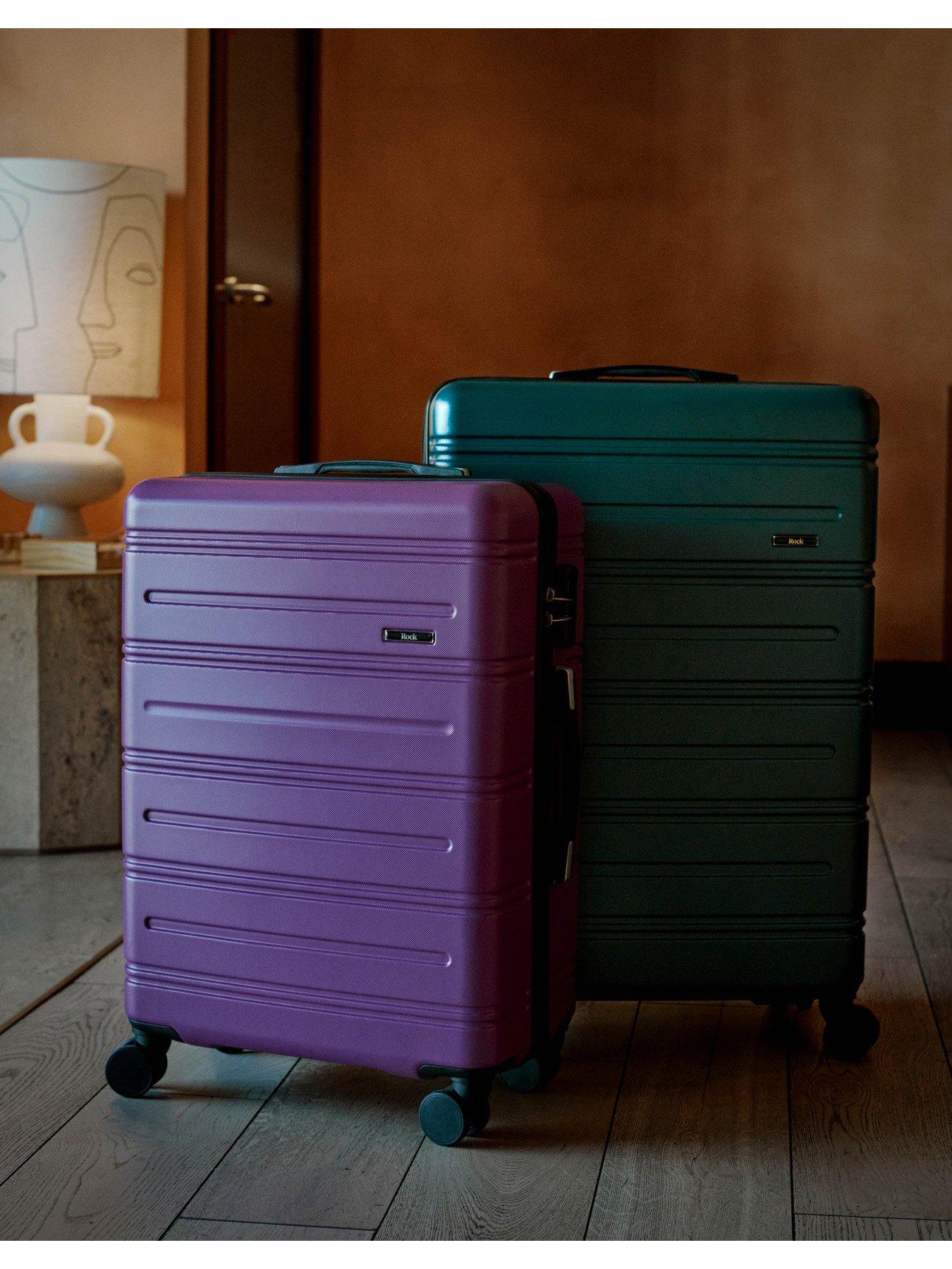 Image 6 of 6 of Rock Luggage Lisbon Medium Suitcase Green