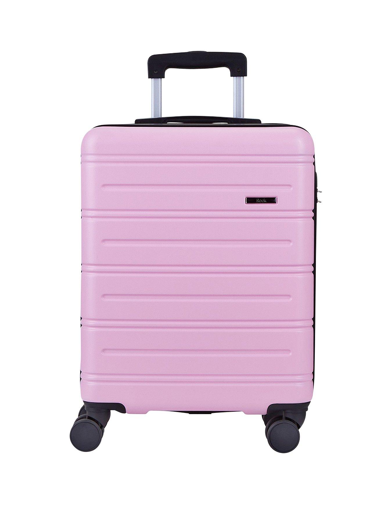 Pink store suitcase small