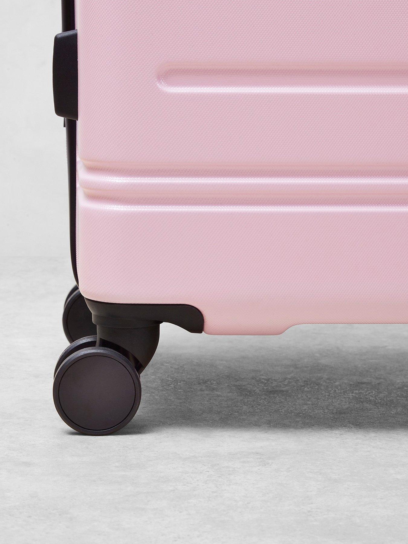 Image 3 of 6 of Rock Luggage Lisbon 3 Pc Set Pink