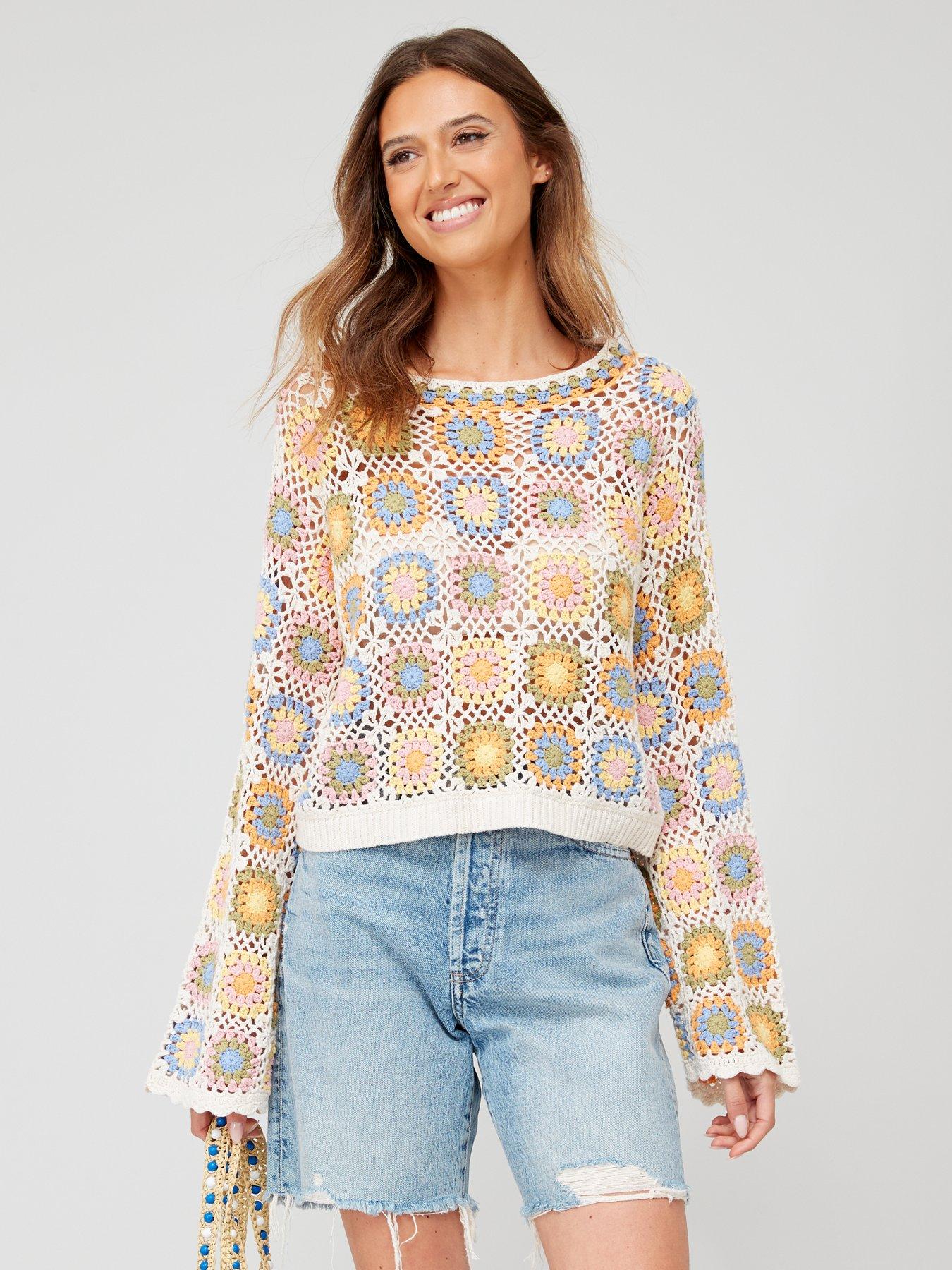 Mango hotsell crochet jumper