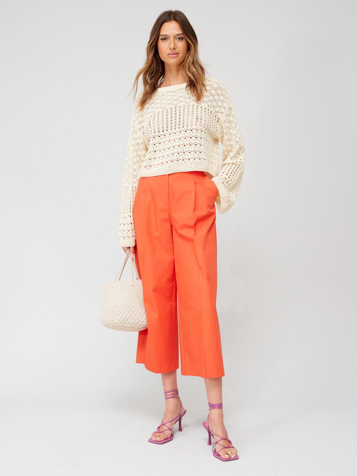 mango-mango-orange-cropped-cullote-trouserback