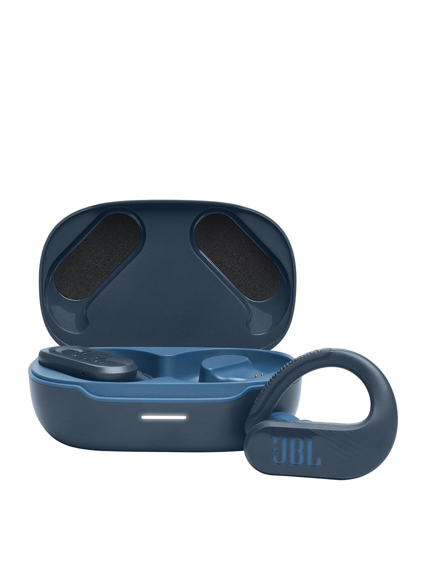 JBL Endurance PEAK 3 True Wireless Sport Earbuds Powerhook IP68 Smart Ambient Blue