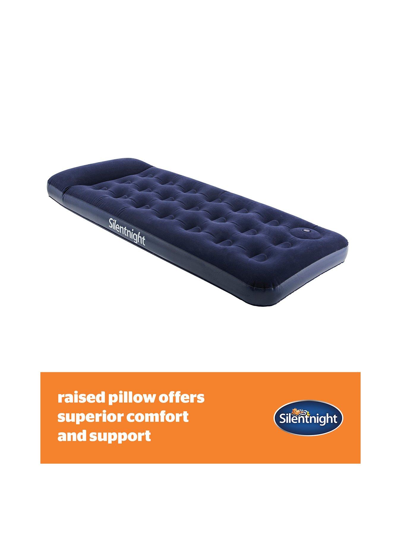 silentnight-camping-collection-flock-airbed-footpump-blue-singlestillFront