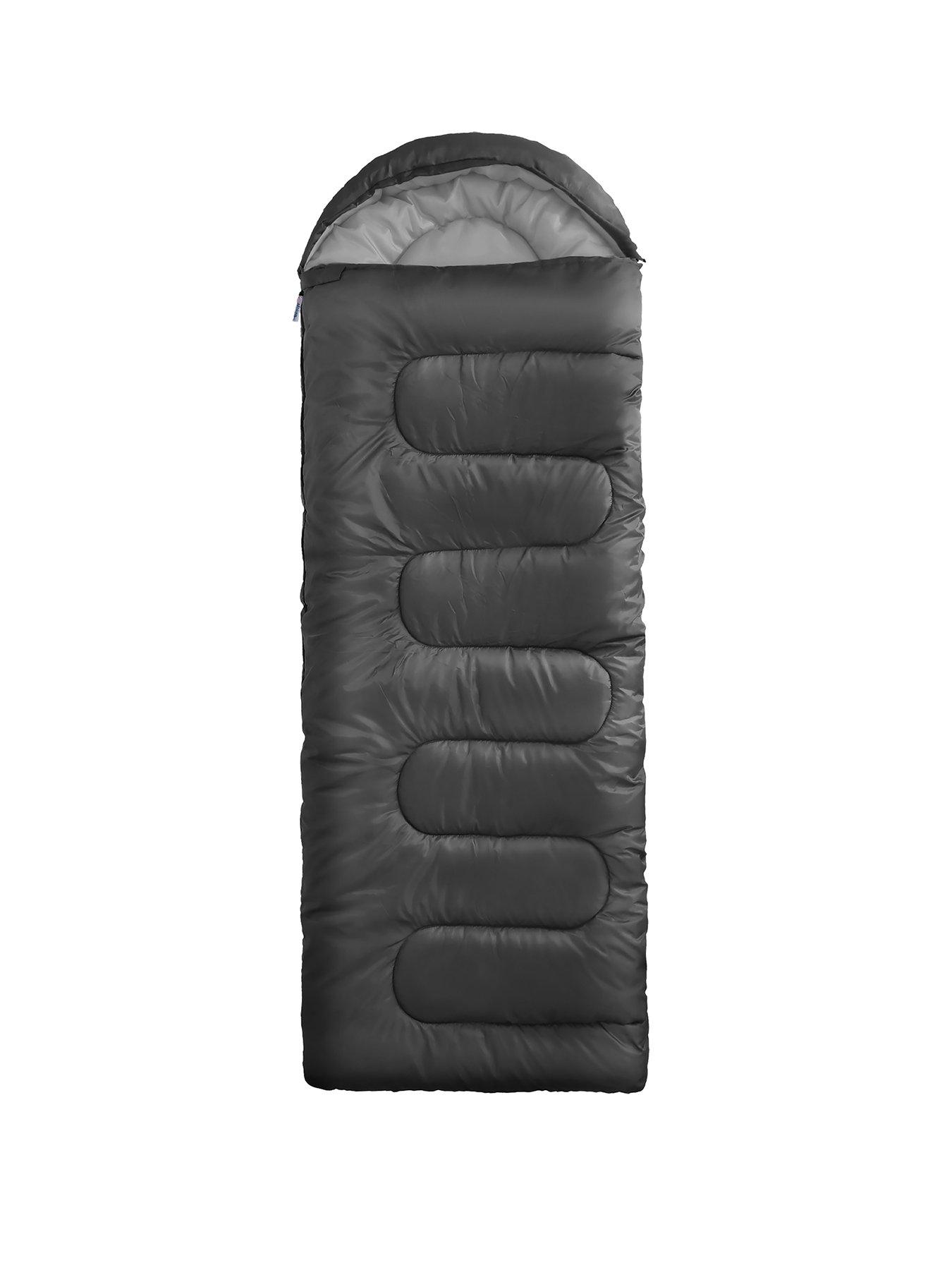 Image of Silentnight Camping Collection SoftFill™ Adult Sleeping Bag - Black