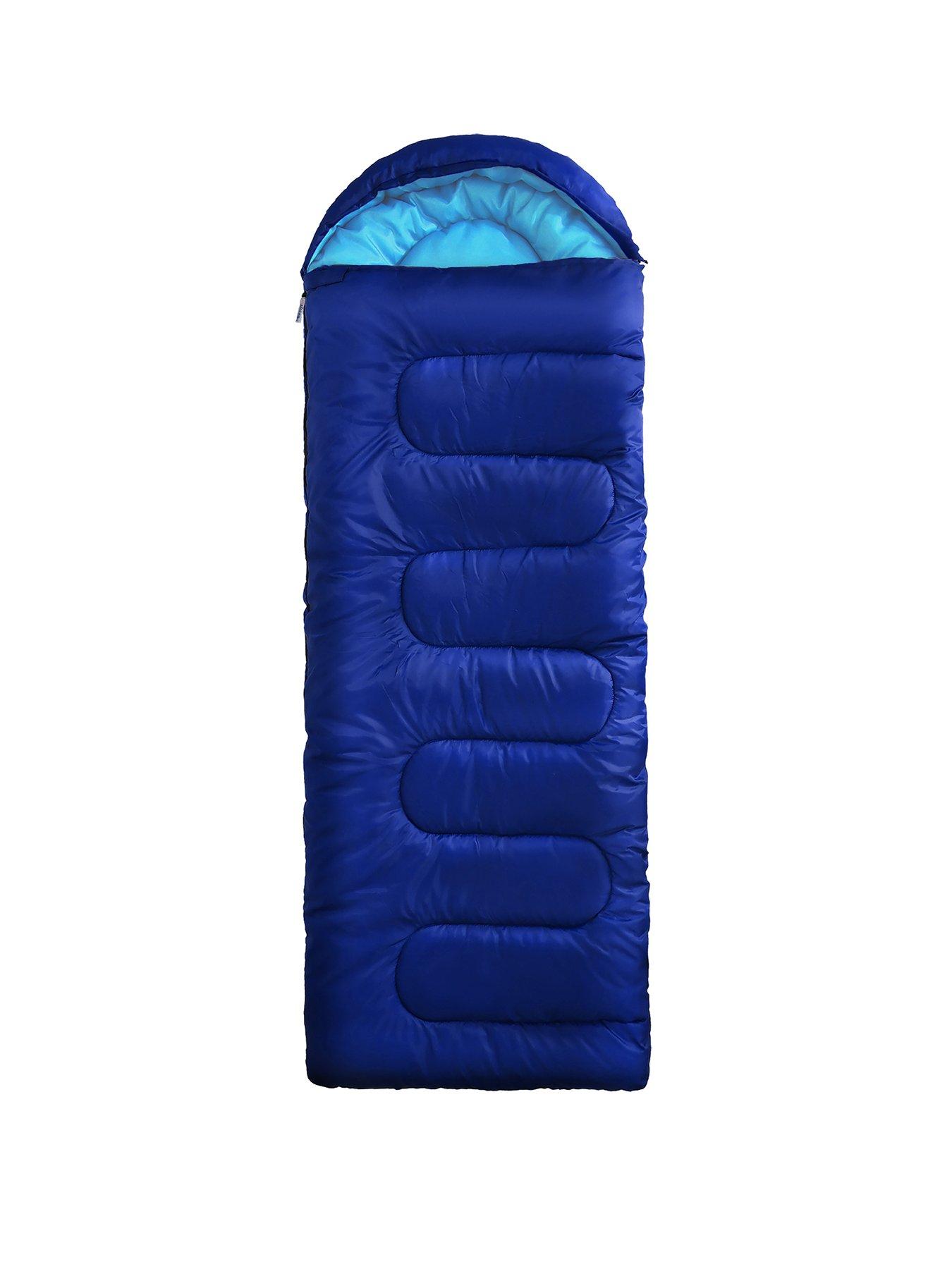 Image of Silentnight Camping Collection SoftFill™ Adult Sleeping Bag - Blue