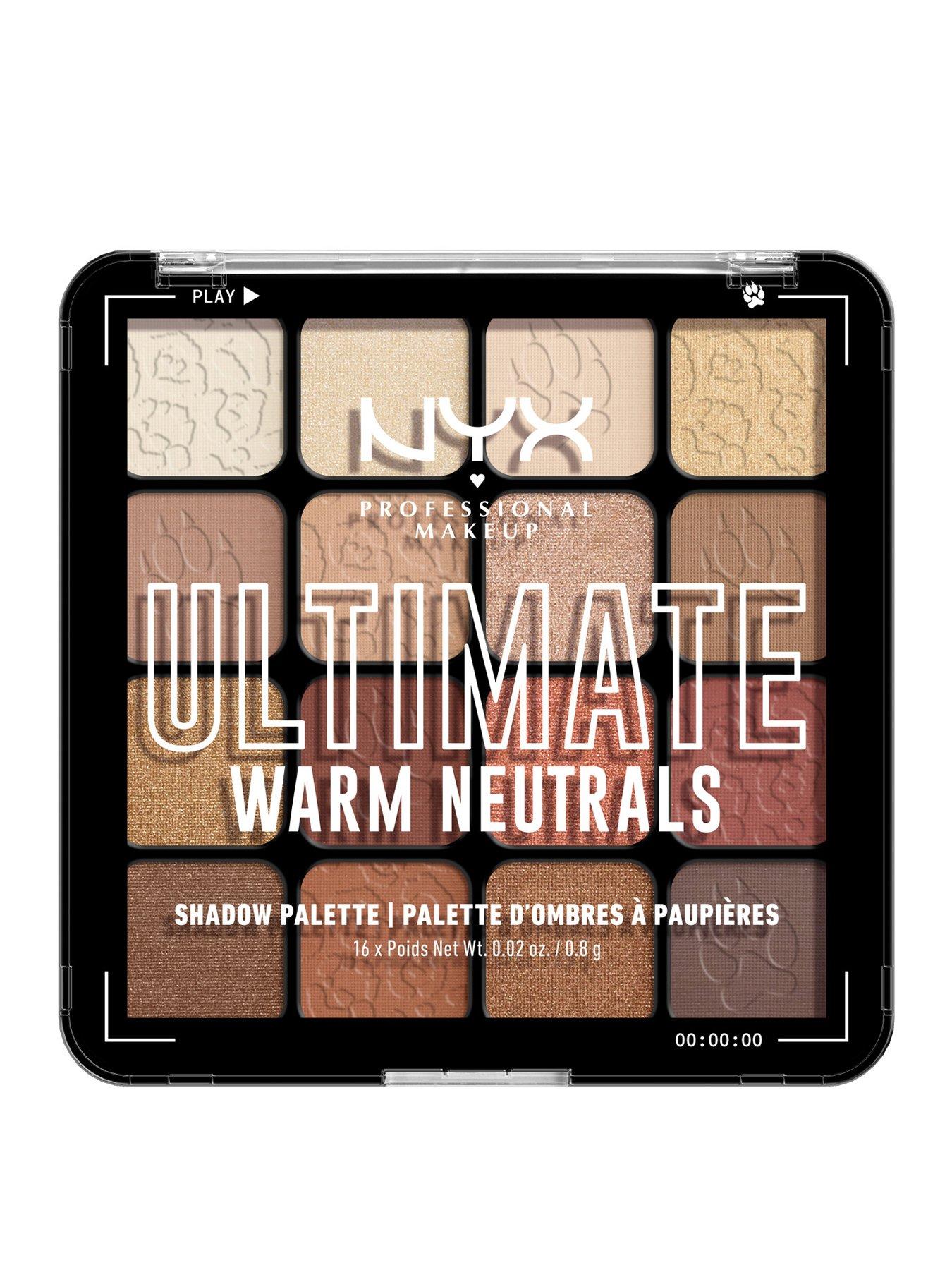 NYX PROFESSIONAL MAKEUP NYX Professional Makeup Ultimate Shadow Palette Vegan 16-Pan - Warm Neutrals
