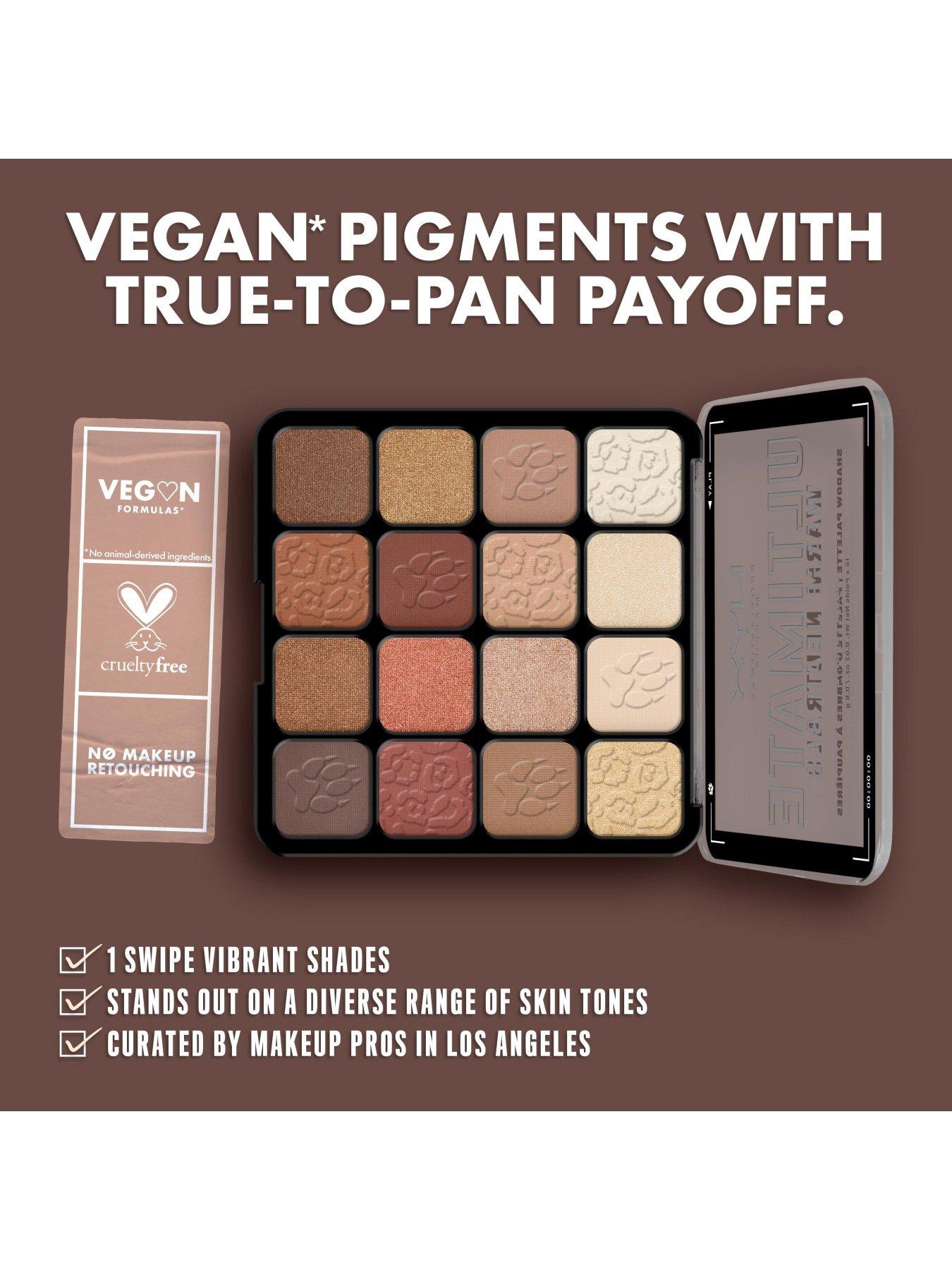 Image 3 of 8 of NYX PROFESSIONAL MAKEUP NYX Professional Makeup Ultimate Shadow Palette Vegan 16-Pan - Warm Neutrals