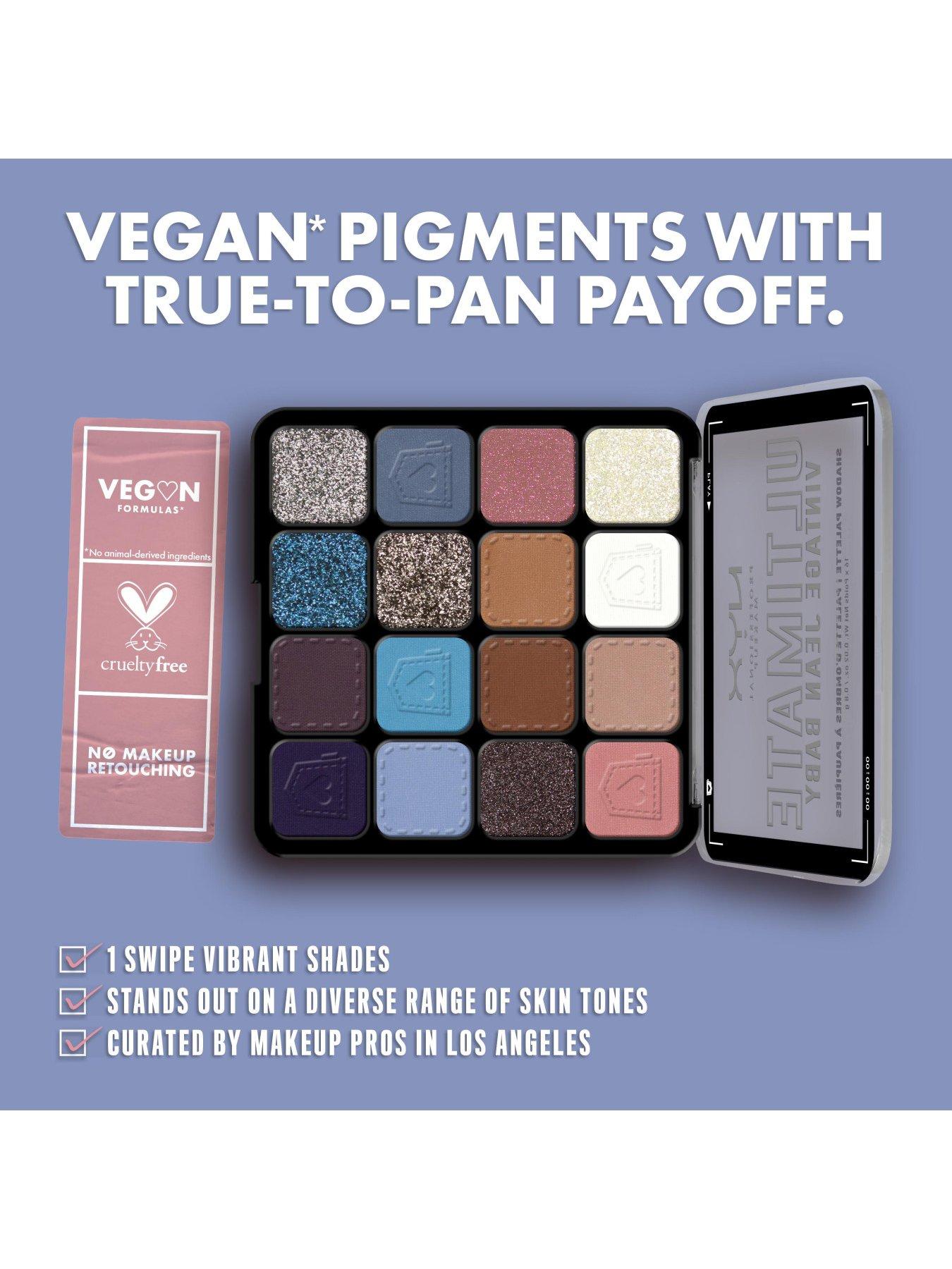 Image 3 of 7 of NYX PROFESSIONAL MAKEUP NYX Professional Makeup Ultimate Shadow Palette Vegan 16-Pan - Vintage Jean Baby
