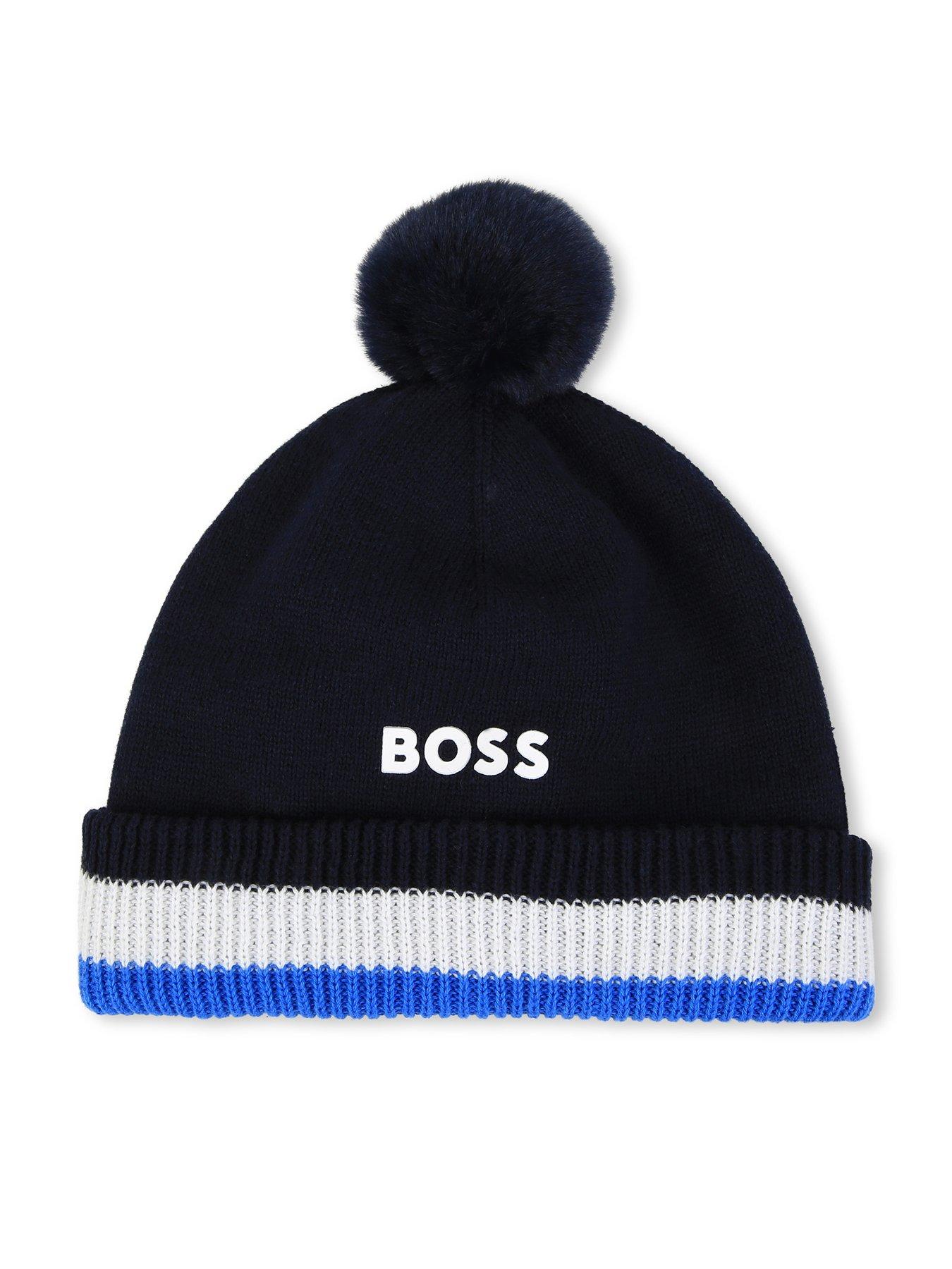Navy bobble hat baby hot sale