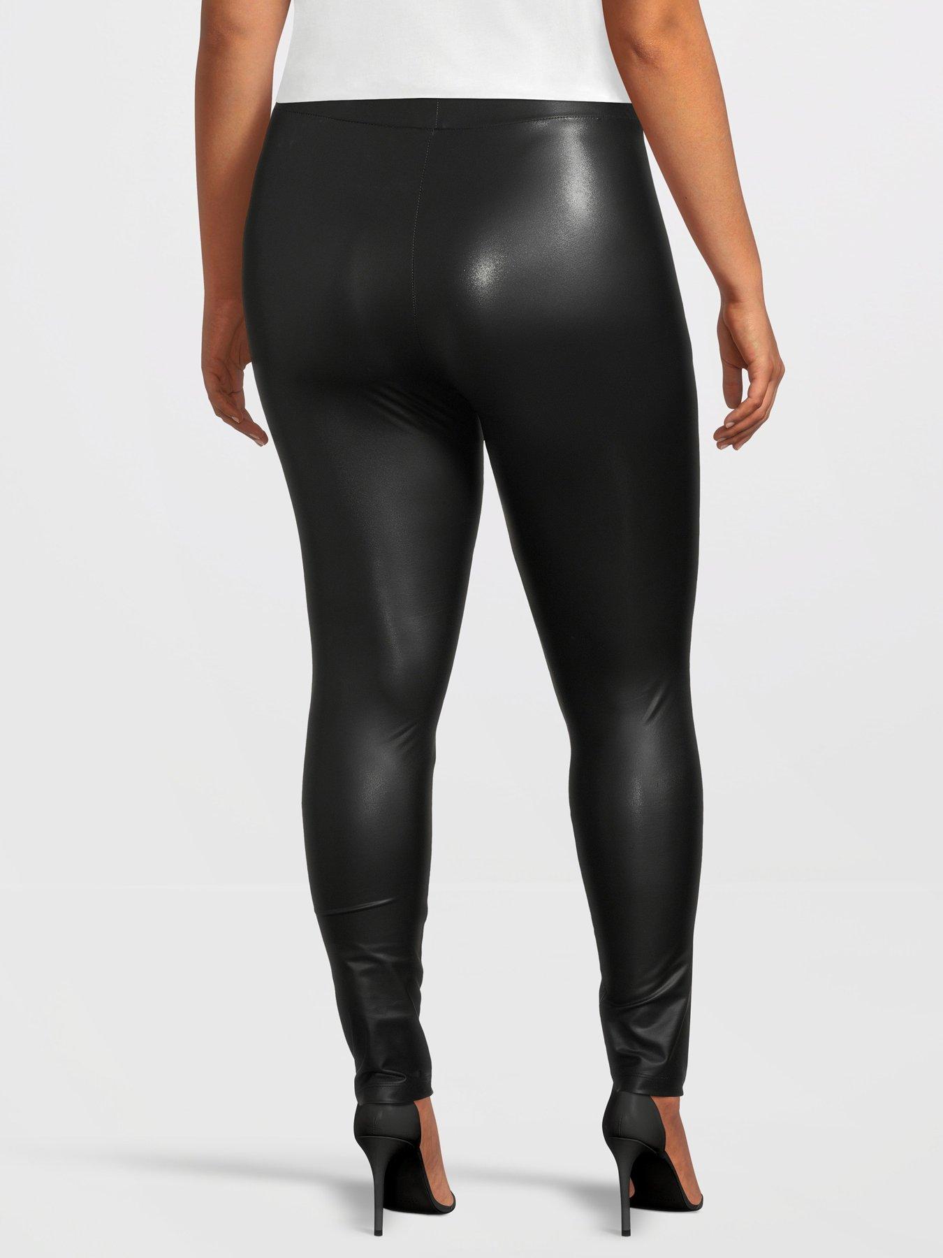 Pieces shiny leggings best sale