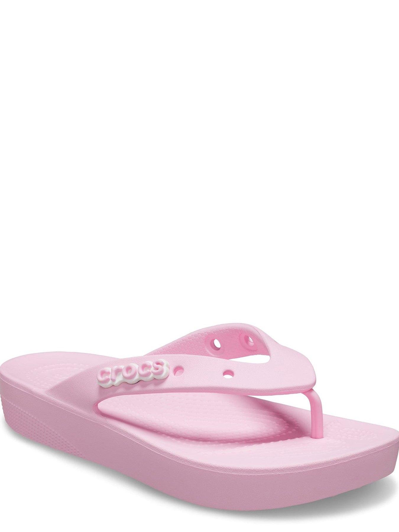 Crocs Classic Platform Flip Flop Flamingo