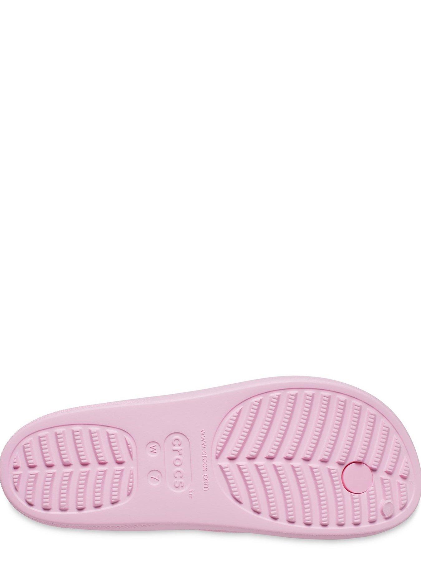 Crocs flamingo flip flops hot sale