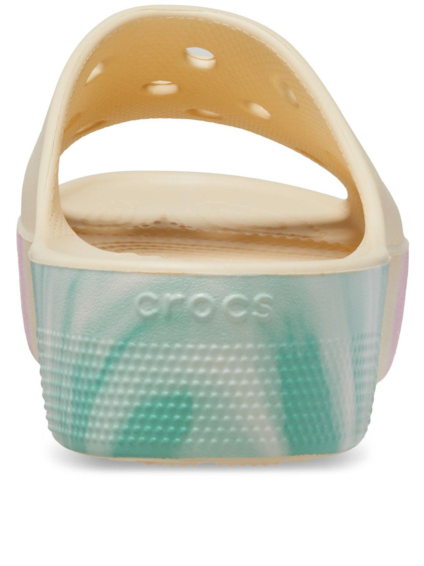 Mint croc slides hot sale