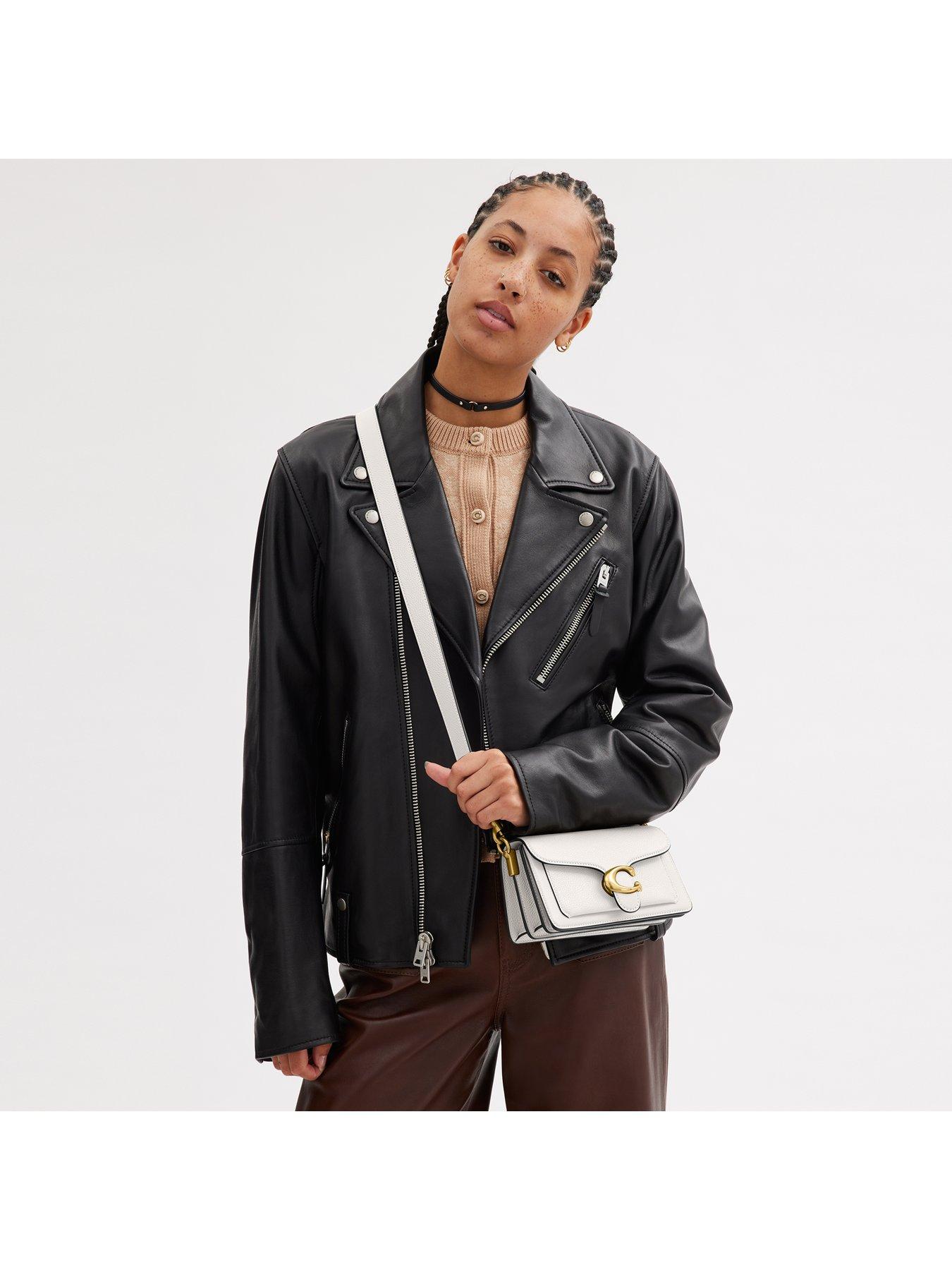 Image 2 of 4 of COACH Tabby 20 Polished Pebble Leather Shoulder Bag - Chalk