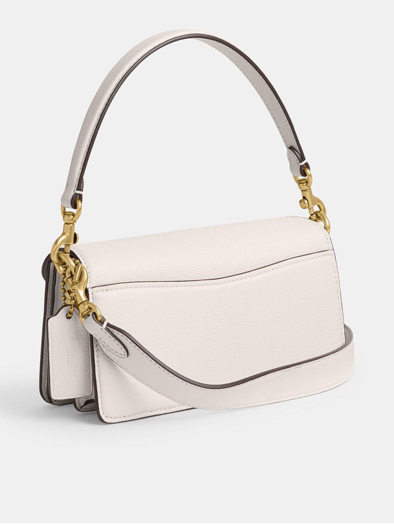 Image 3 of 4 of COACH Tabby 20 Polished Pebble Leather Shoulder Bag - Chalk