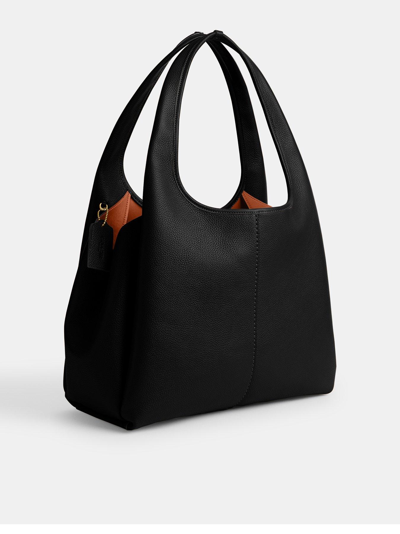 Image 3 of 5 of COACH Polished Pebble Leather Lana Shoulder Bag - Black
