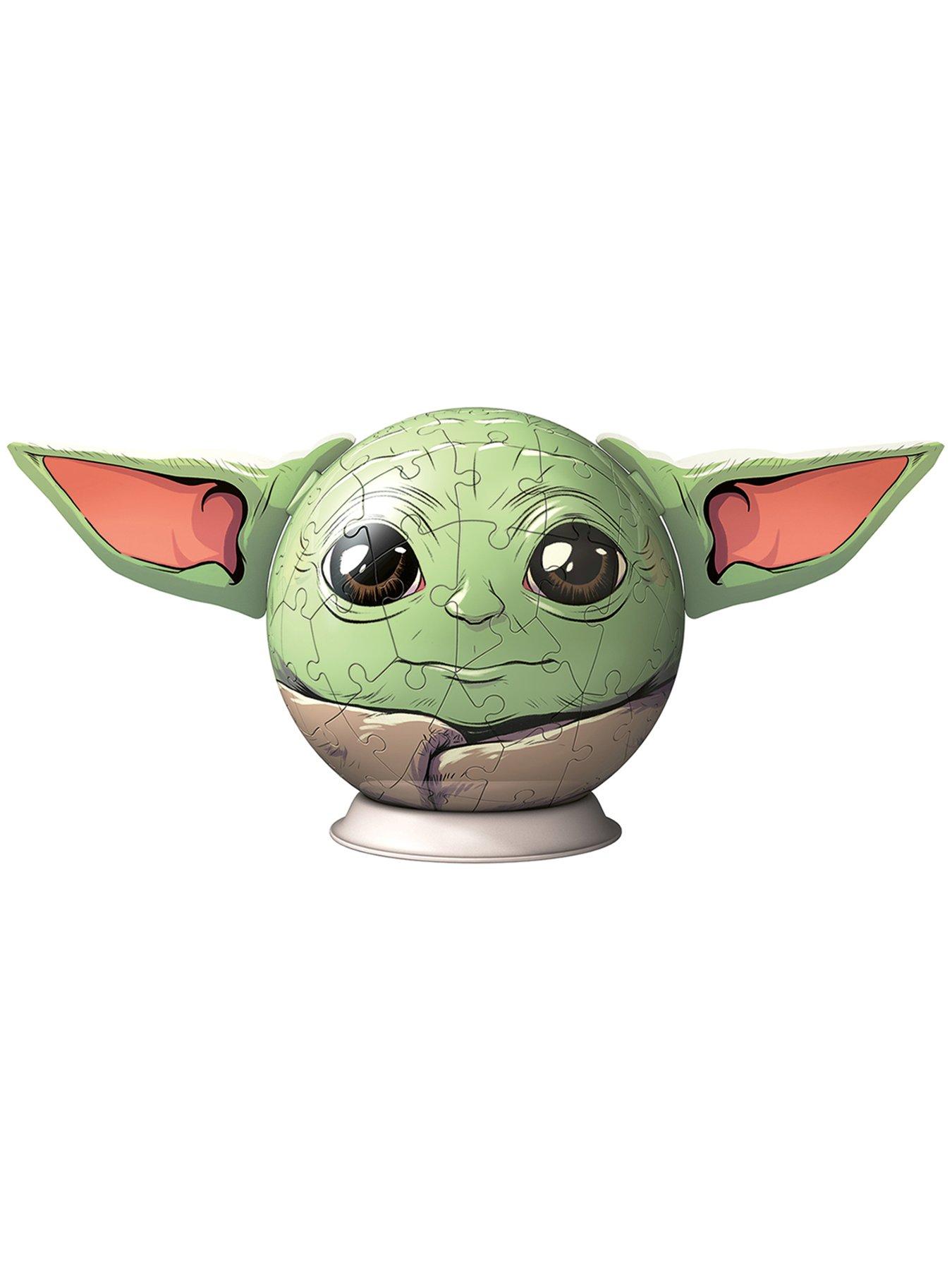 Image 2 of 5 of Ravensburger Ravensburger Star Wars The Mandalorian Grogu with Ears 72 piece 3D Jigsaw Puzzle