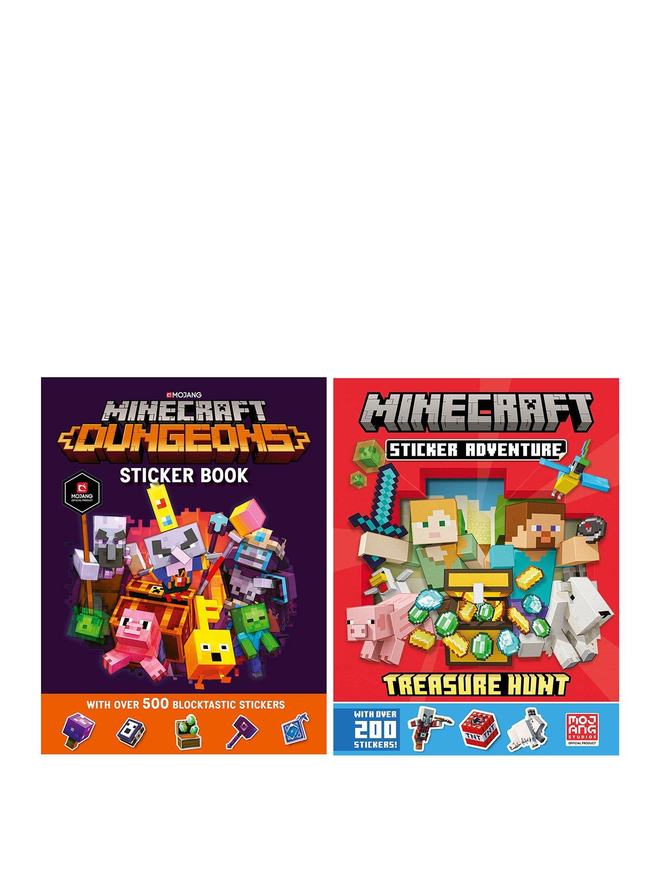 undefined Minecraft Sticker Books - Dungeons  &  Treasure Hunt
