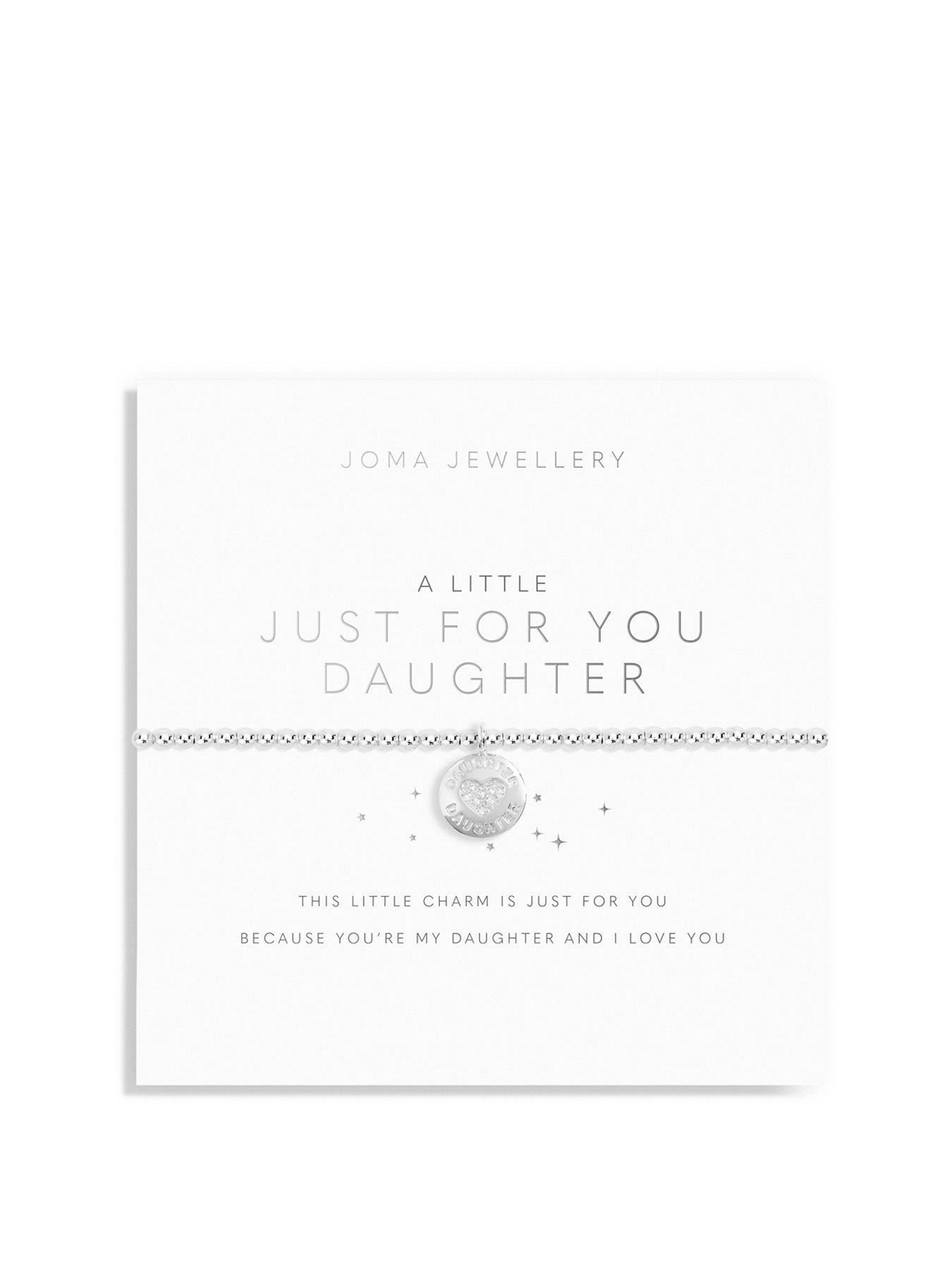 Joma Jewellery A Little Just For You Daughter Bracelet In Silver Plating