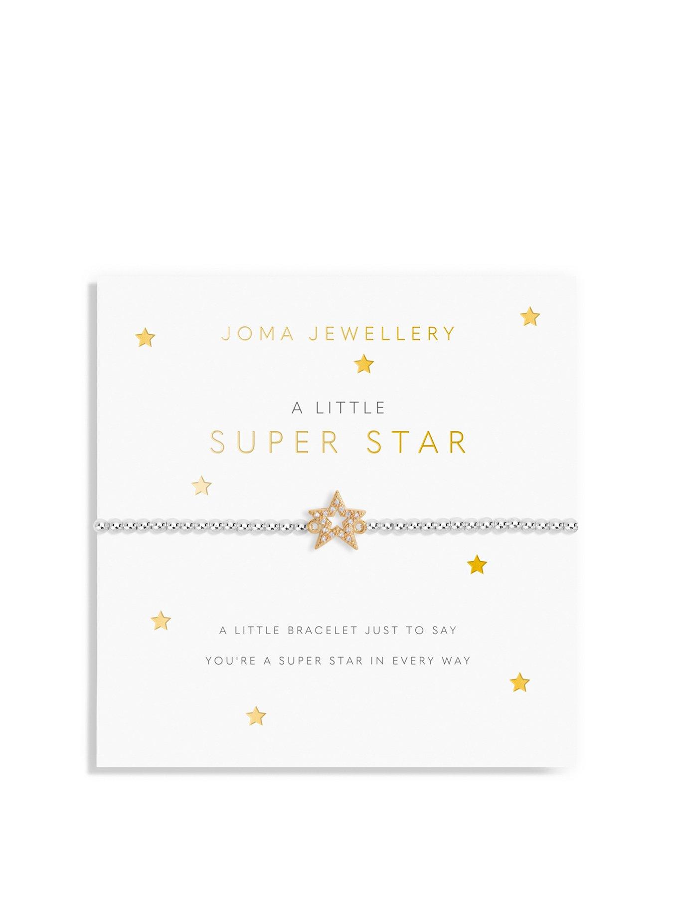 joma-jewellery-childrens-a-little-super-star-bracelet-in-silver-and-gold-plating