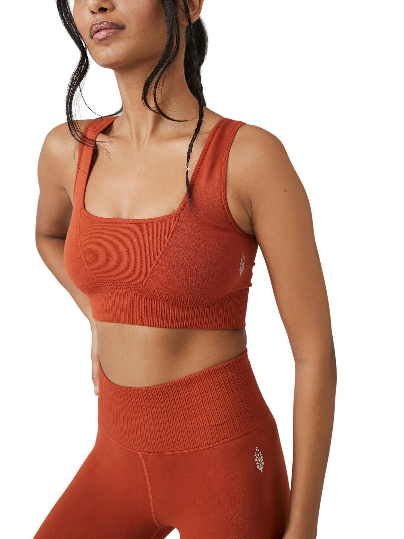 UNDER ARMOUR Women's Training Heat Gear Armour Mid Impact Sports Bra - Pink