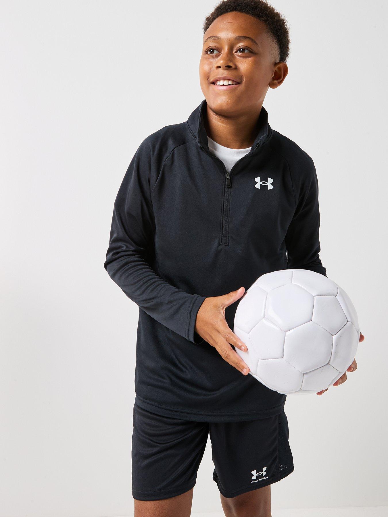 Image 5 of 6 of UNDER ARMOUR Boys Challenger Knit Shorts - Black/White