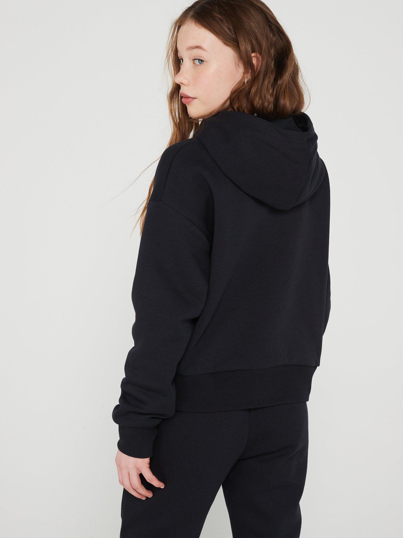 under-armour-girls-rival-fleece-crop-hoodie-blackwhitestillFront