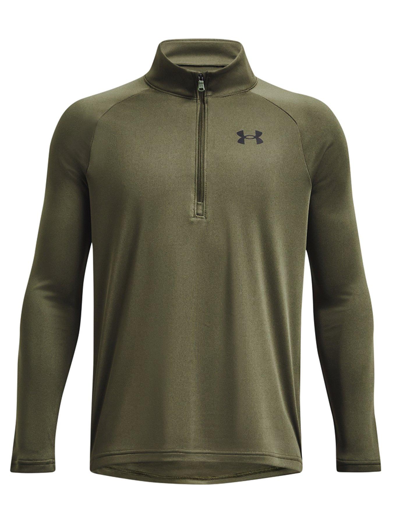 under-armour-boys-tech-20-12-zip-khaki