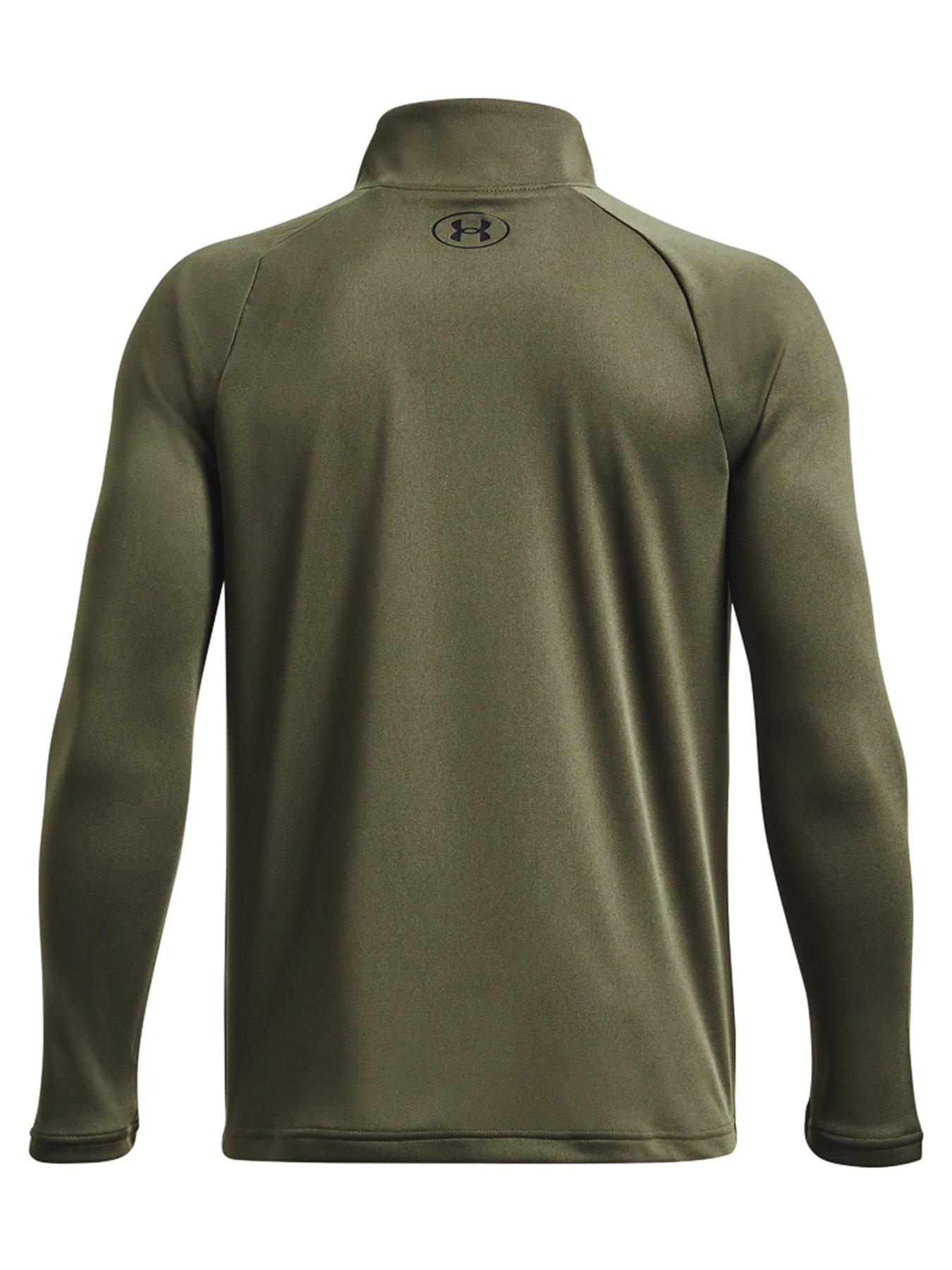 Image 2 of 2 of UNDER ARMOUR Boys Tech 2.0 1/2 Zip - Khaki