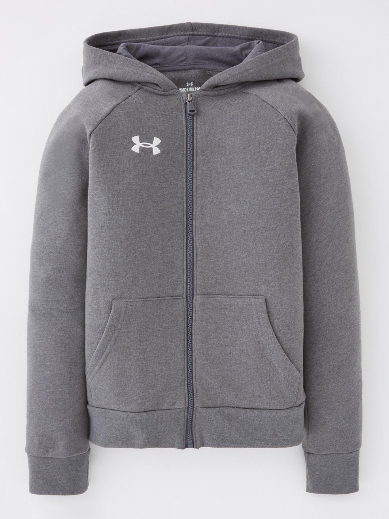 Boys under armour zip hoodie hotsell