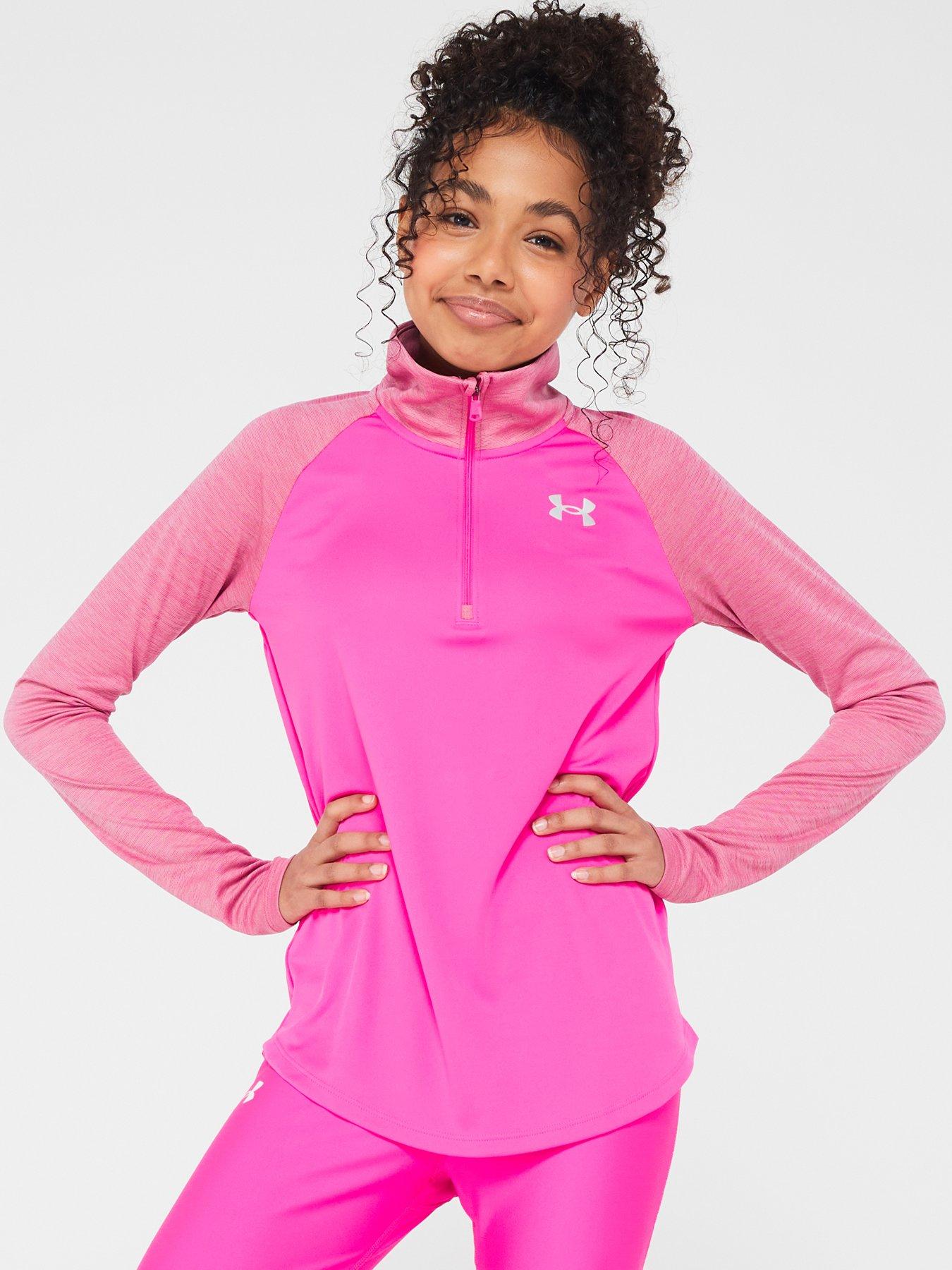 Ladies under armour half zip deals