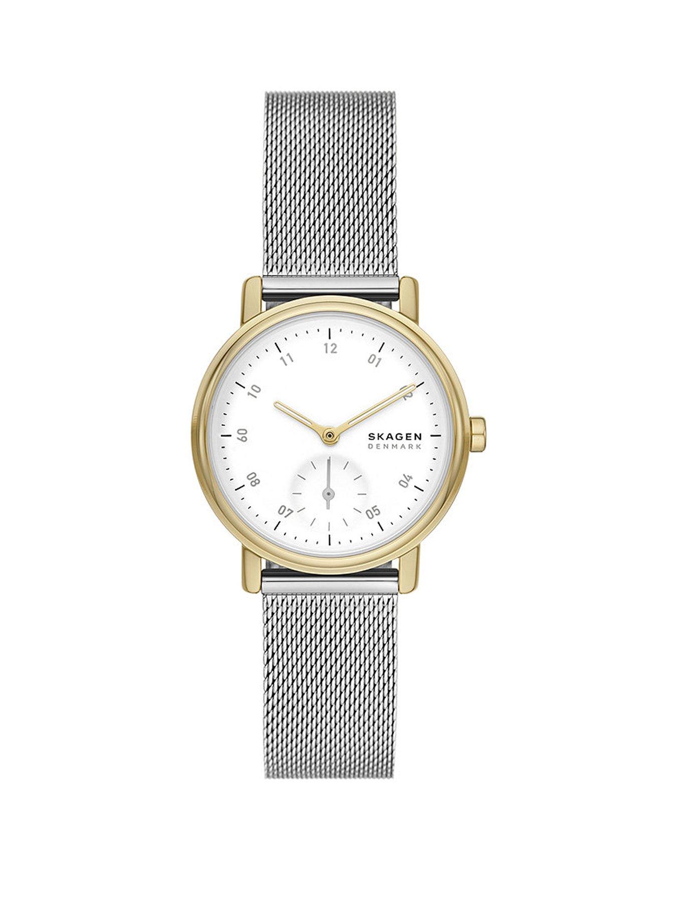 Lipsy Heart Detail Dial Nude Strap Watch