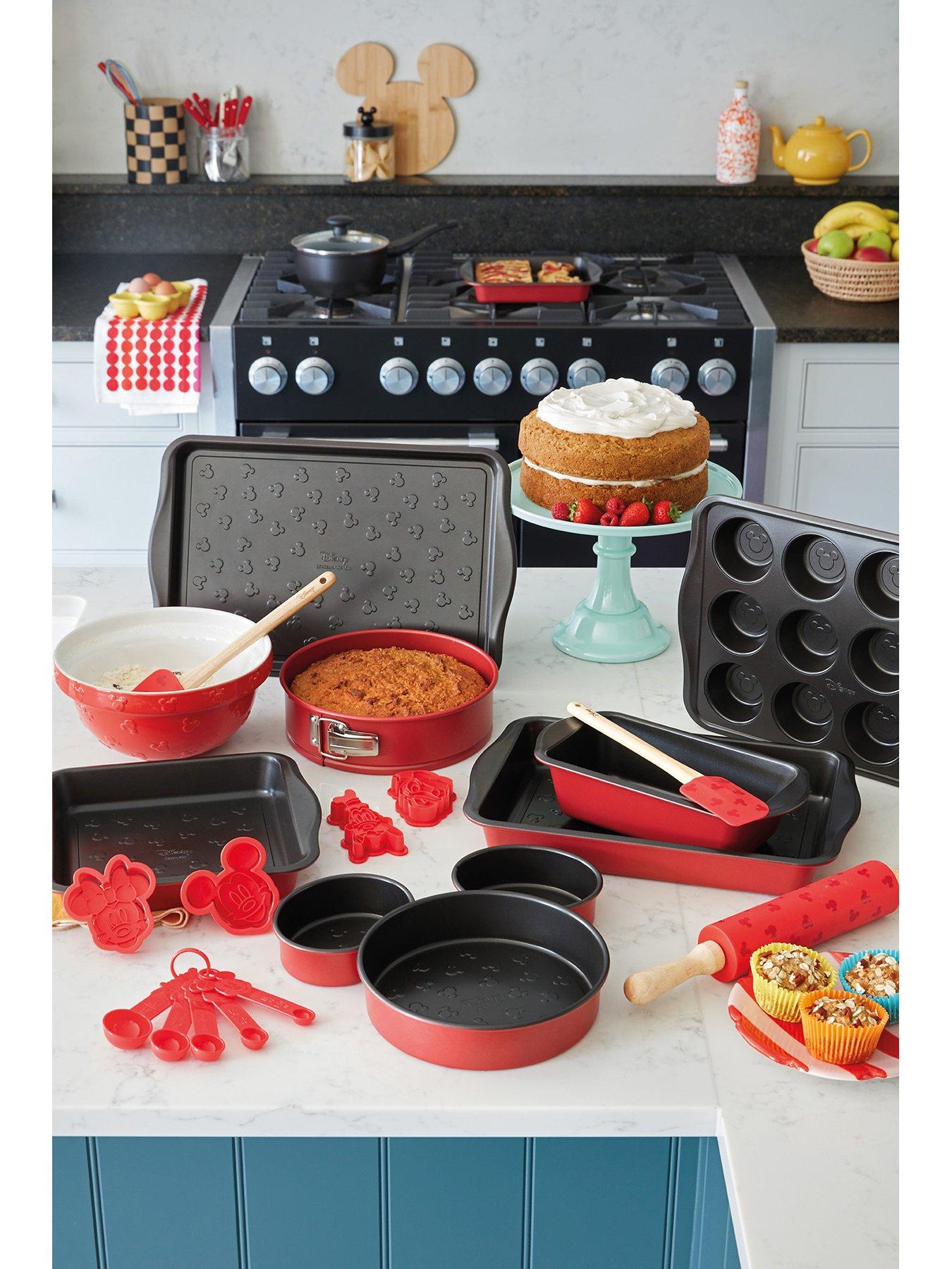 Image 3 of 5 of Prestige Bake with Mickey Mouse Disney Non Stick 33 x 23 cm Baking Tray - Red &amp; Black