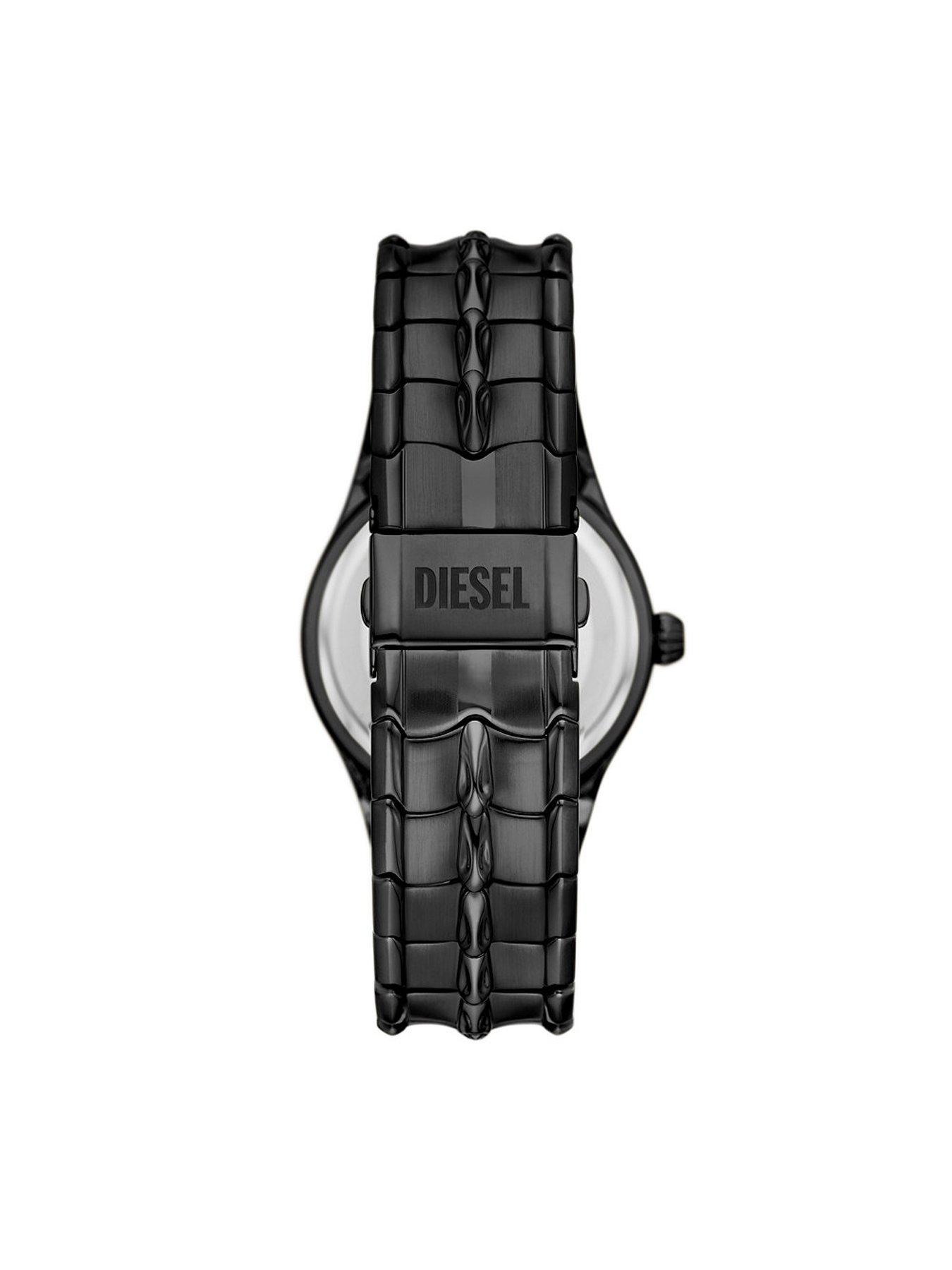 diesel-diesel-vert-mens-black-stainless-steel-watchoutfit