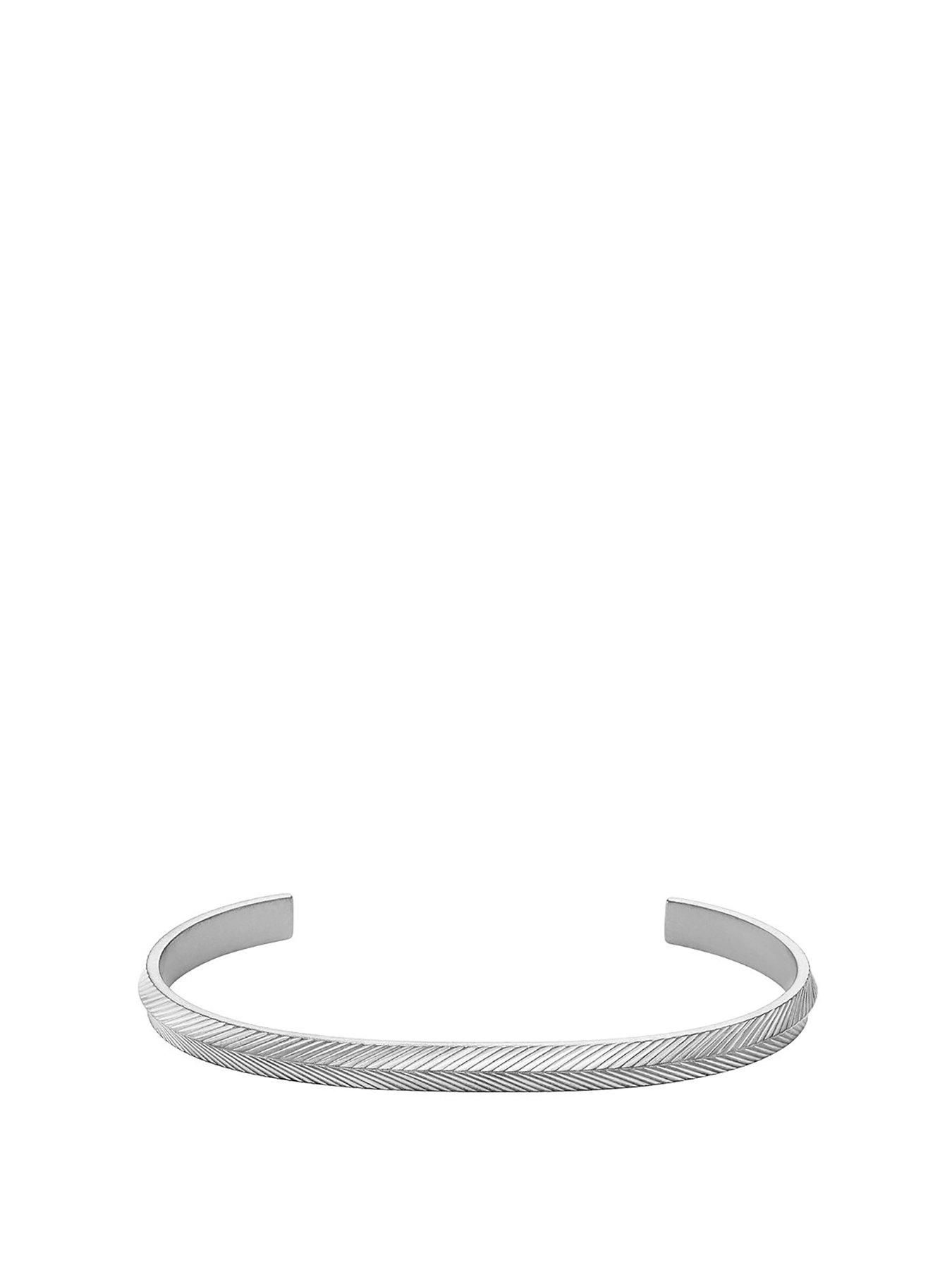 925 Casual Wear Men Silver Bracelets, 90 Gram, Size: 7.6 Inch