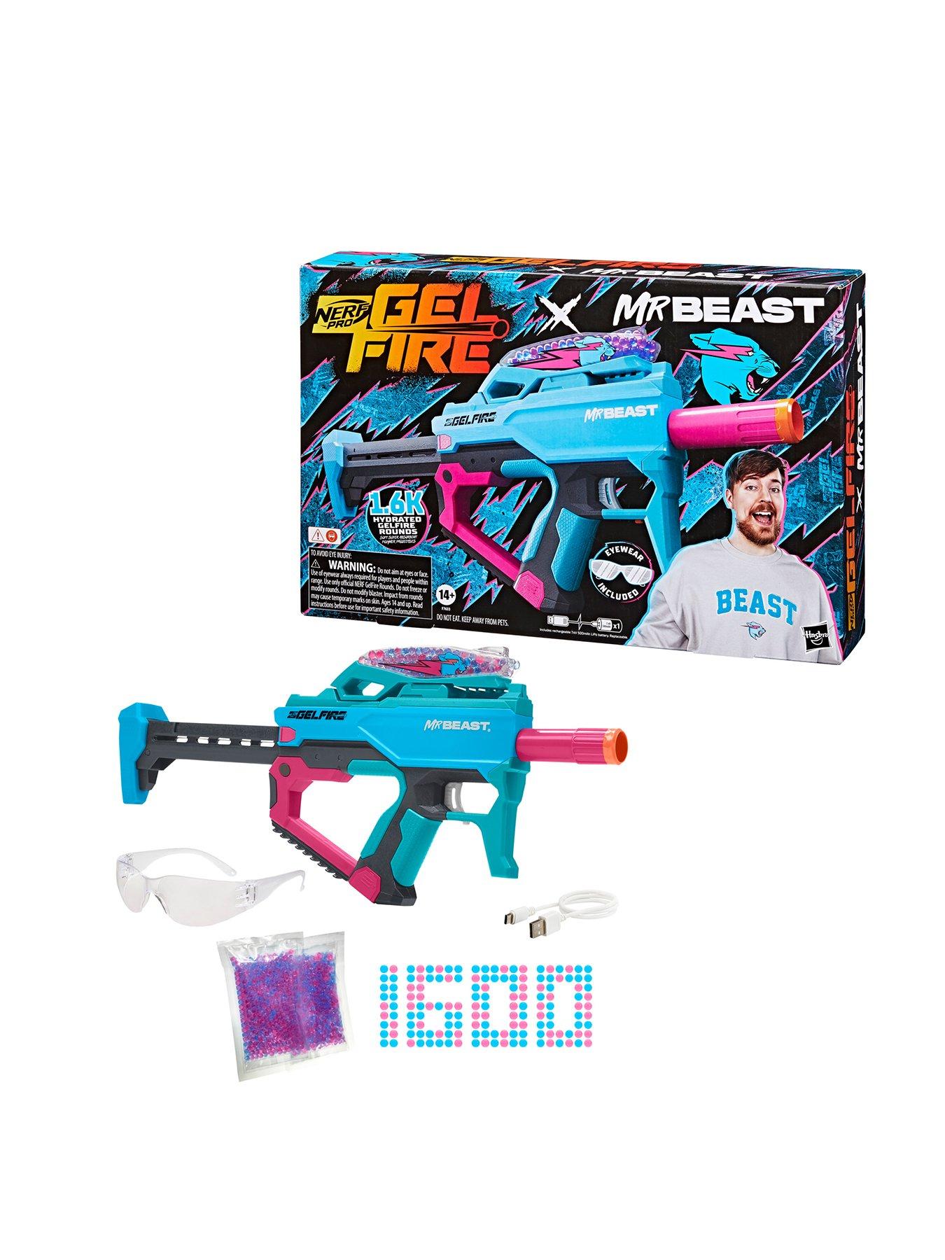 NERF Pro Gelfire X Mrbeast Fully Automatic Blaster