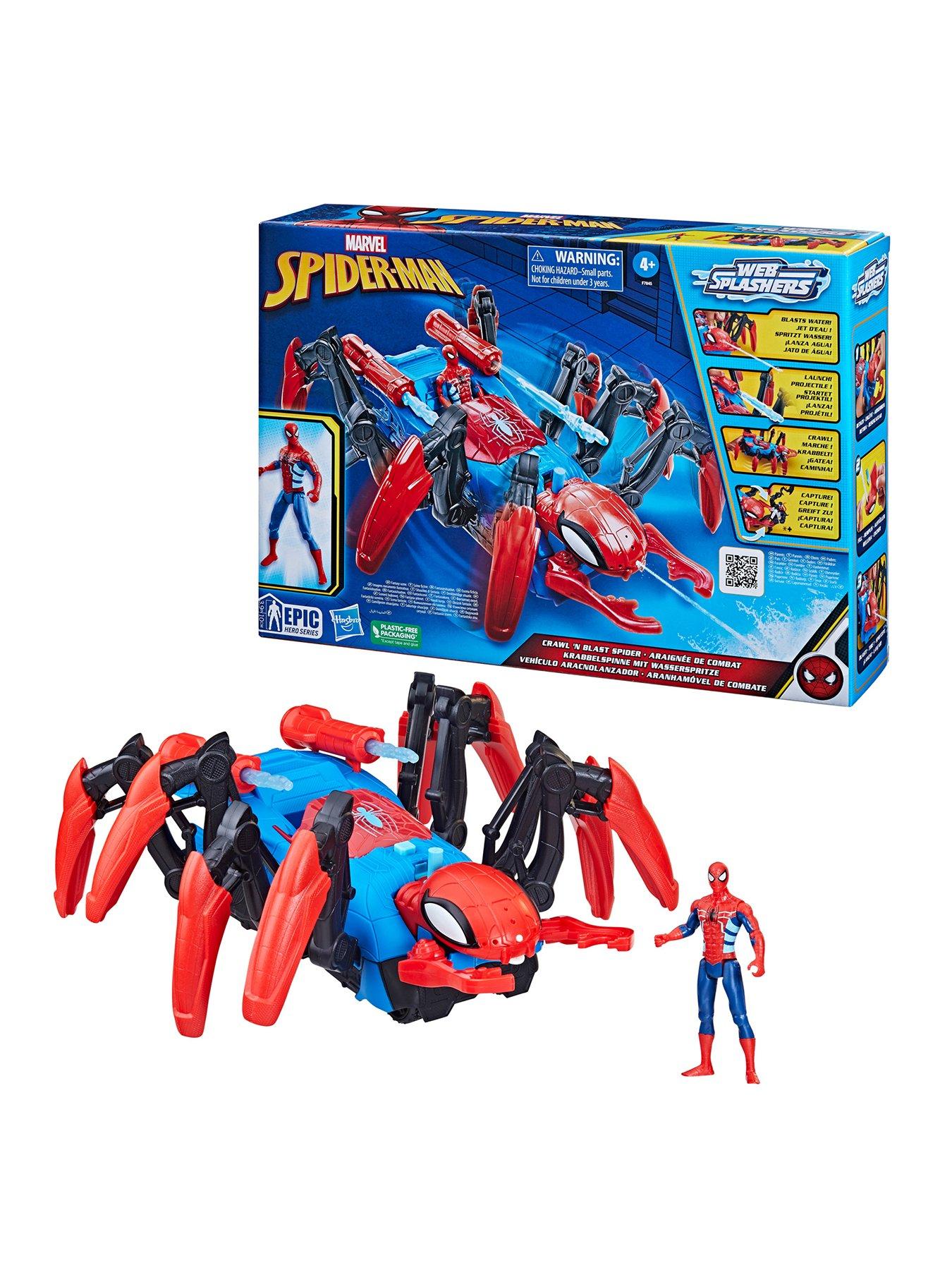 Spidey And His Amazing Friends Spider Crawl-r 2-in-1 Deluxe Headquarters  Playset : Target