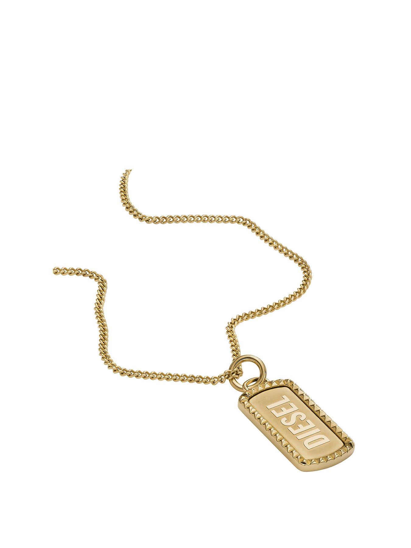 Mens stainless steel dog tag necklaces store