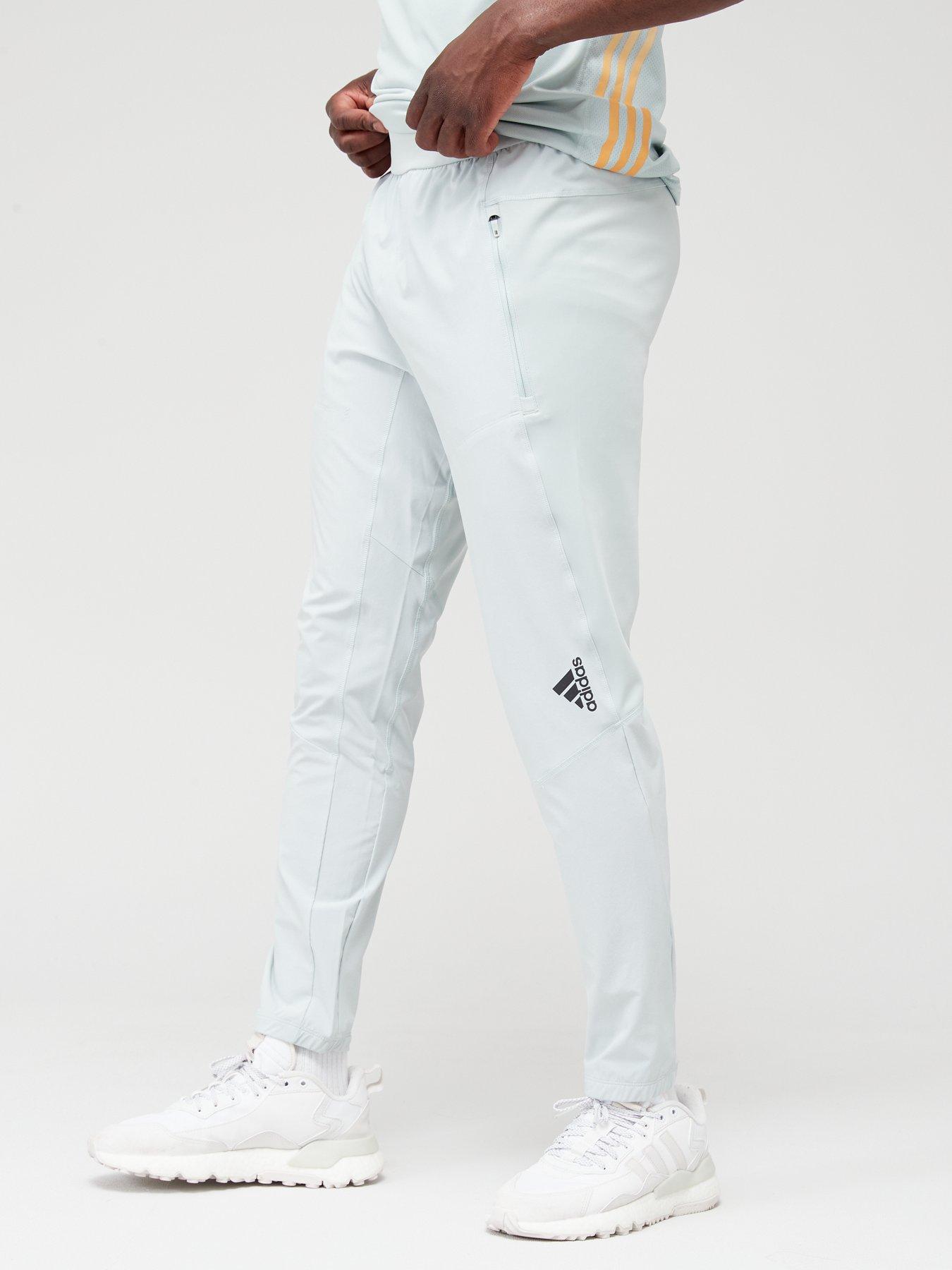 Adidas joggers mens discount with zip pockets